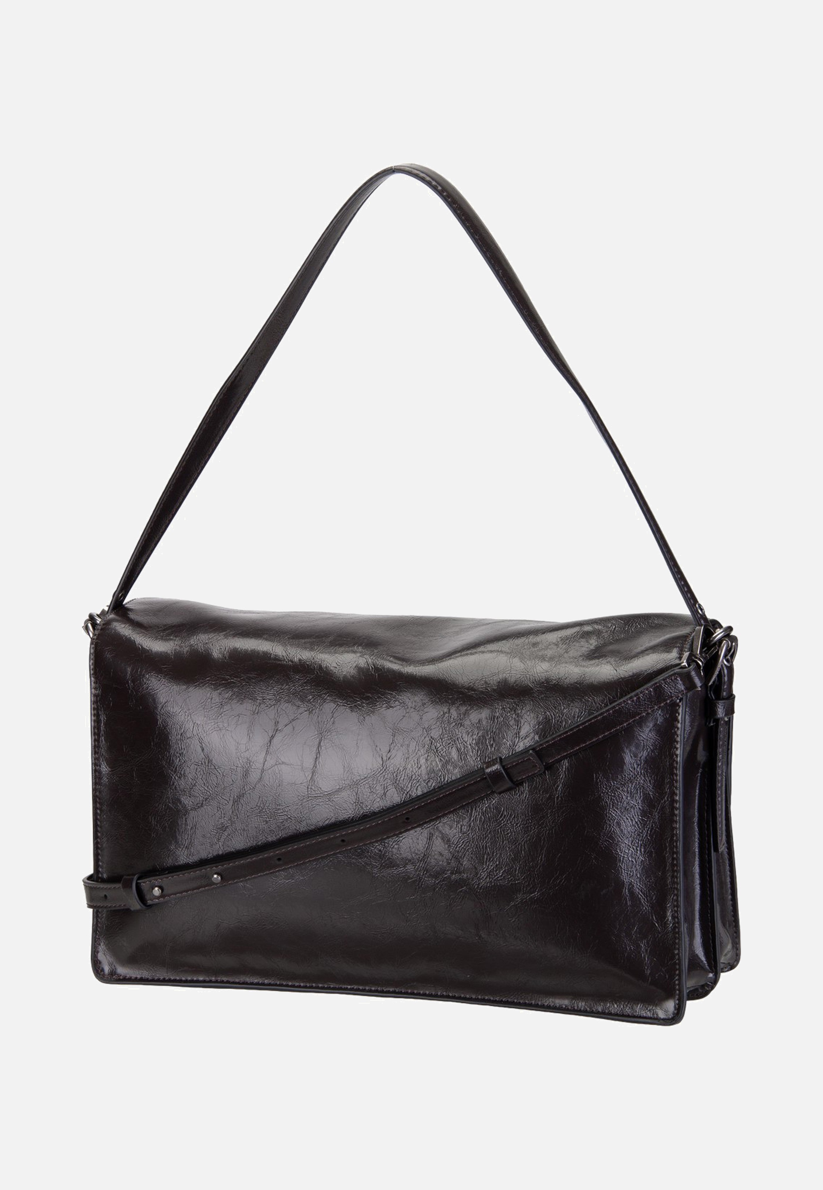 Liebeskind Berlin Audrey M Lack Distressed Deep Soil Crossbody Bag
