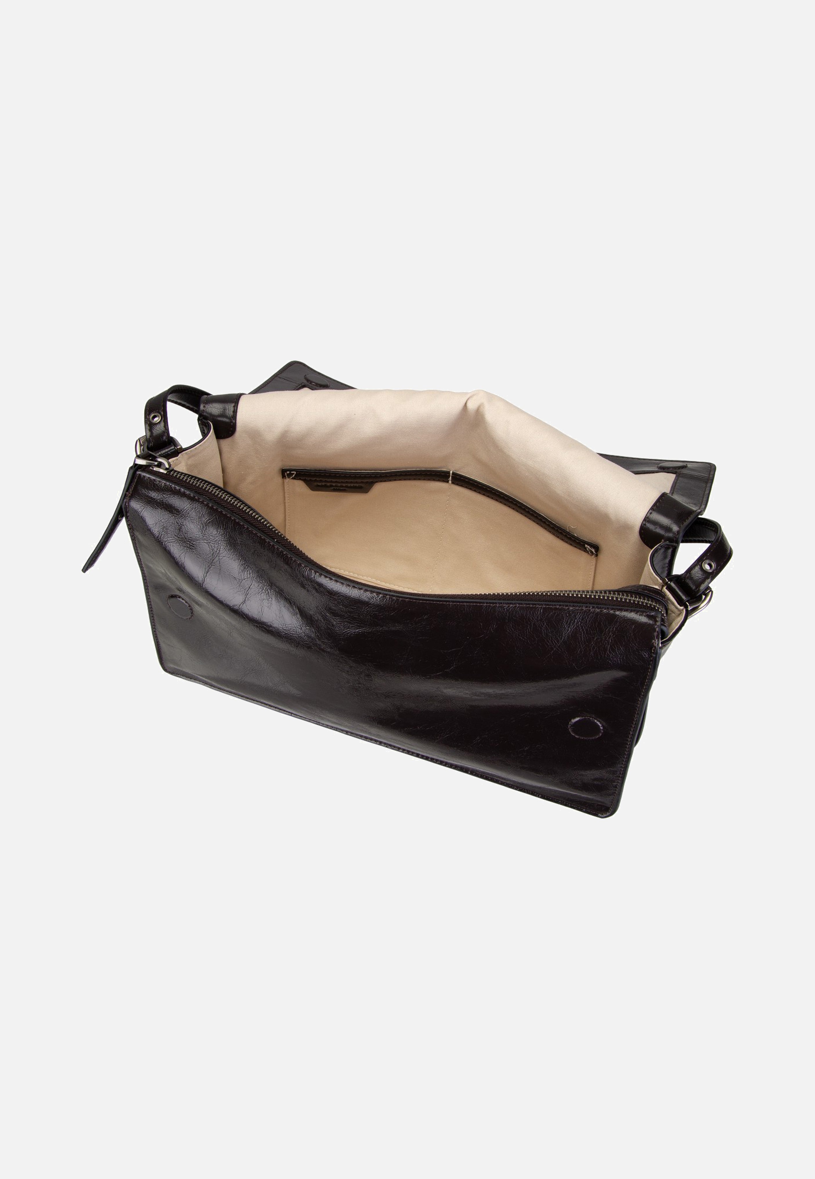 Liebeskind Berlin Audrey M Lack Distressed Deep Soil Crossbody Bag