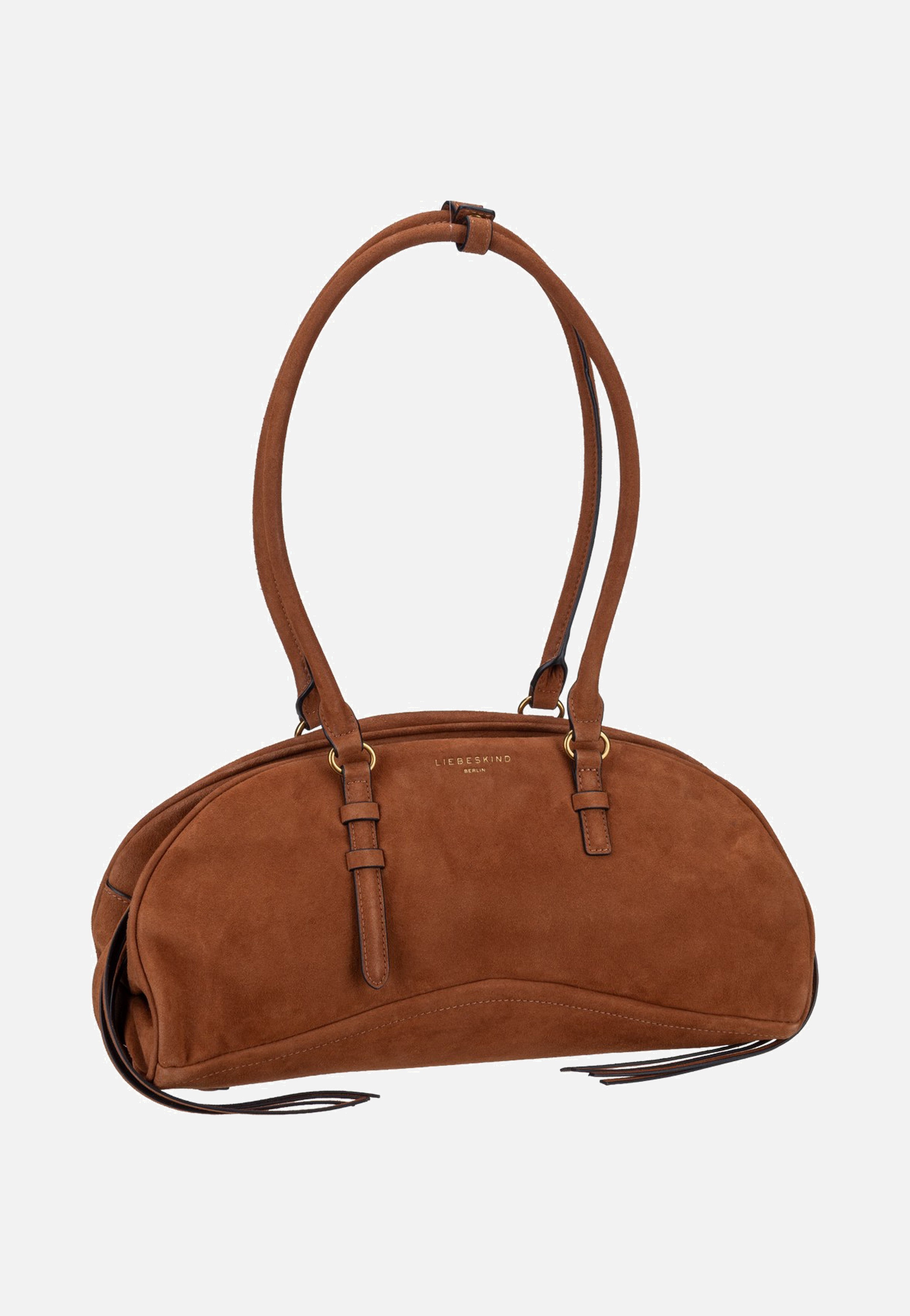 Liebeskind Berlin Capri Satchel M Suede Brown Satchel