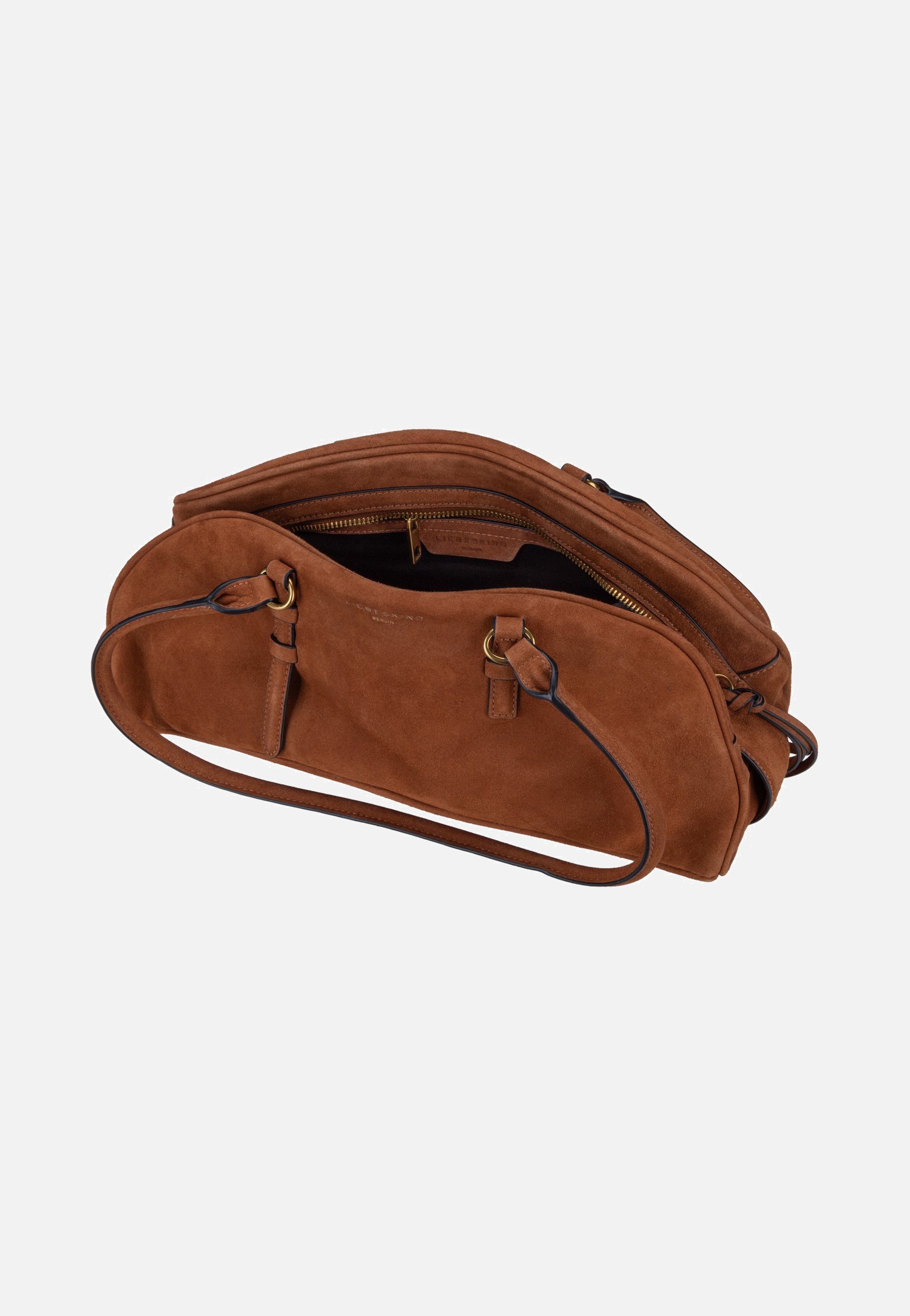 Liebeskind Berlin Capri Satchel M Suede Brown Satchel