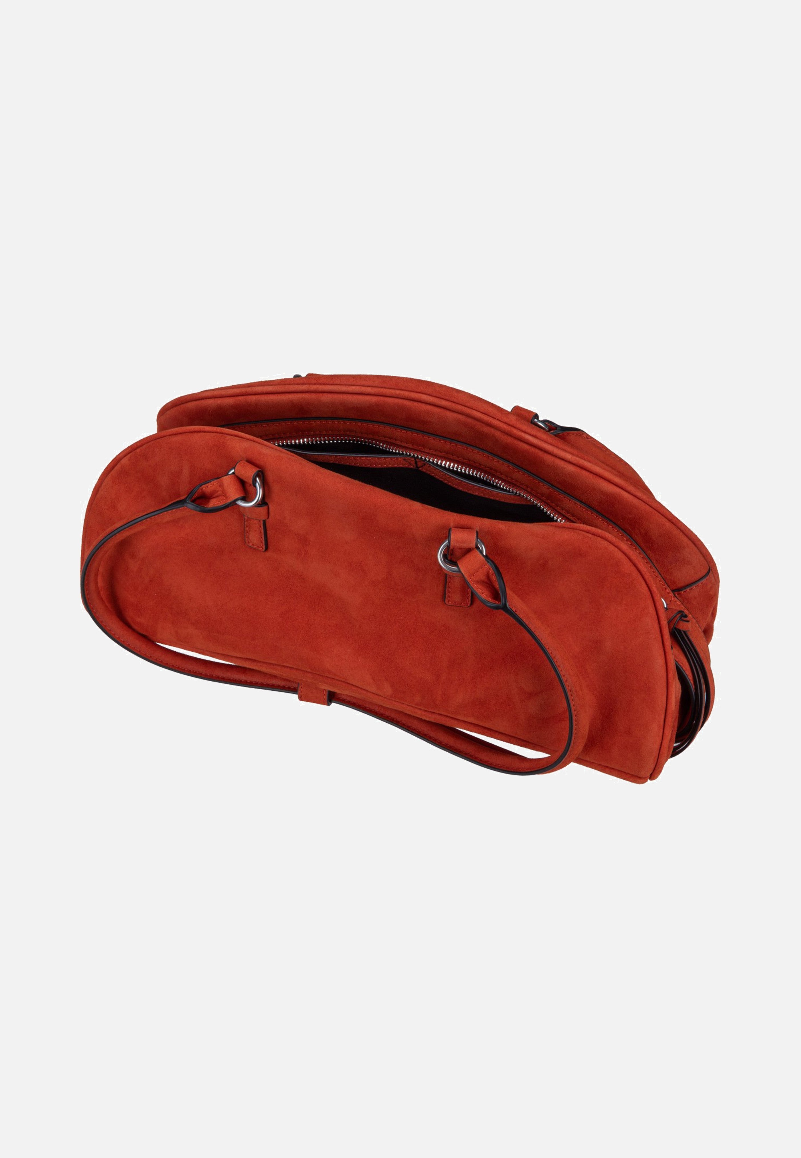 Liebeskind Berlin Capri Satchel M Suede Red Rock Satchel