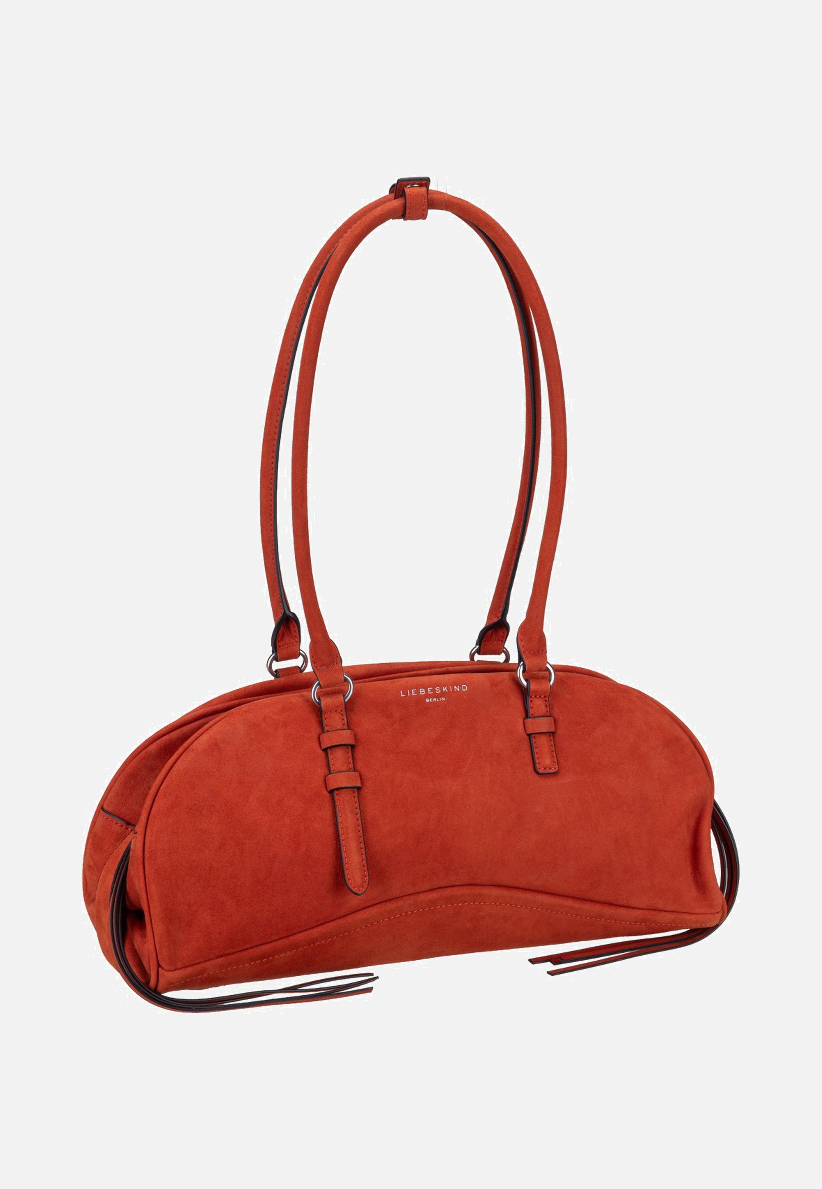 Liebeskind Berlin Capri Satchel M Suede Red Rock Satchel