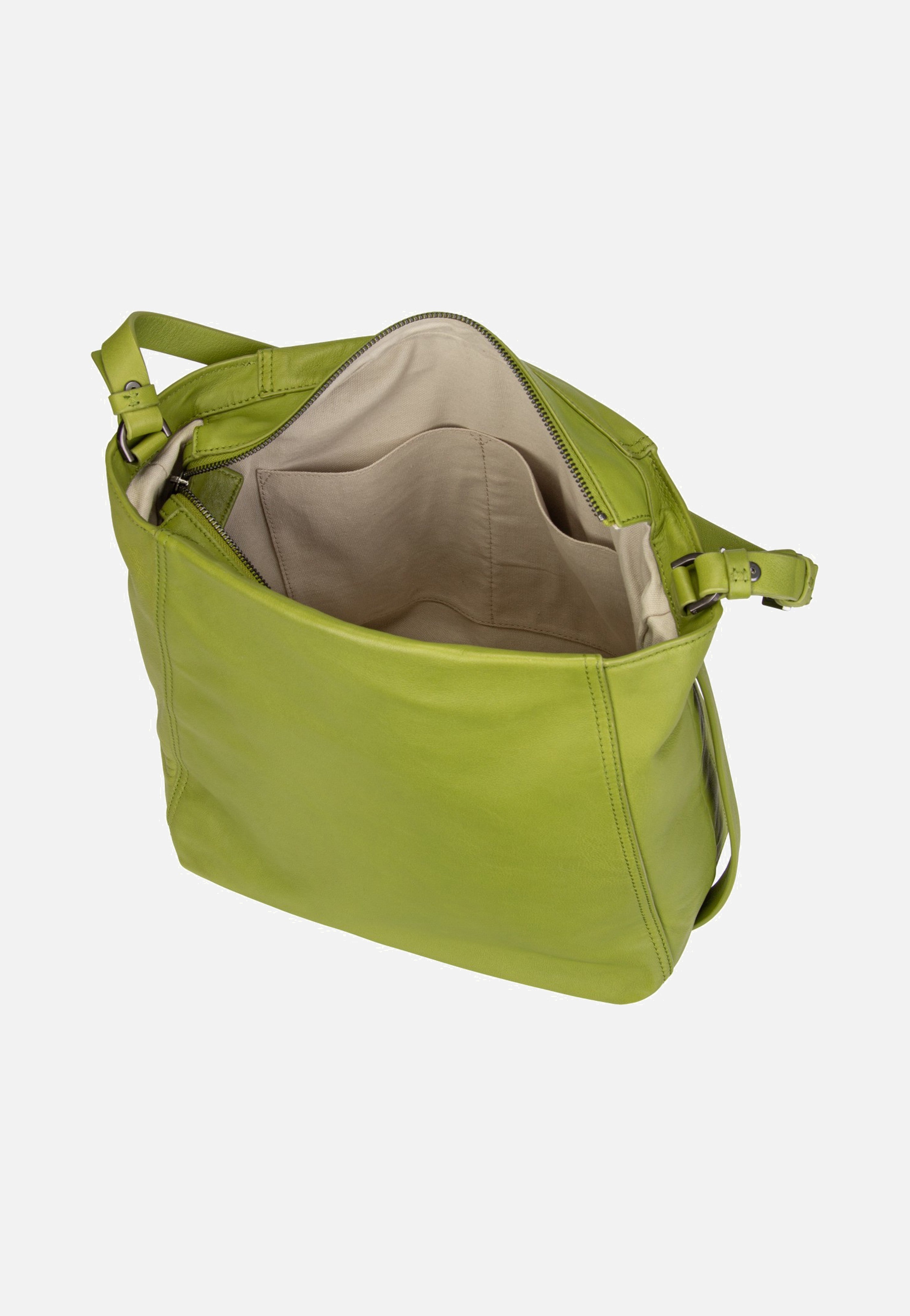 Liebeskind Berlin Chudy Hobo M Sheep Natural Fresh Green Hobo Bag
