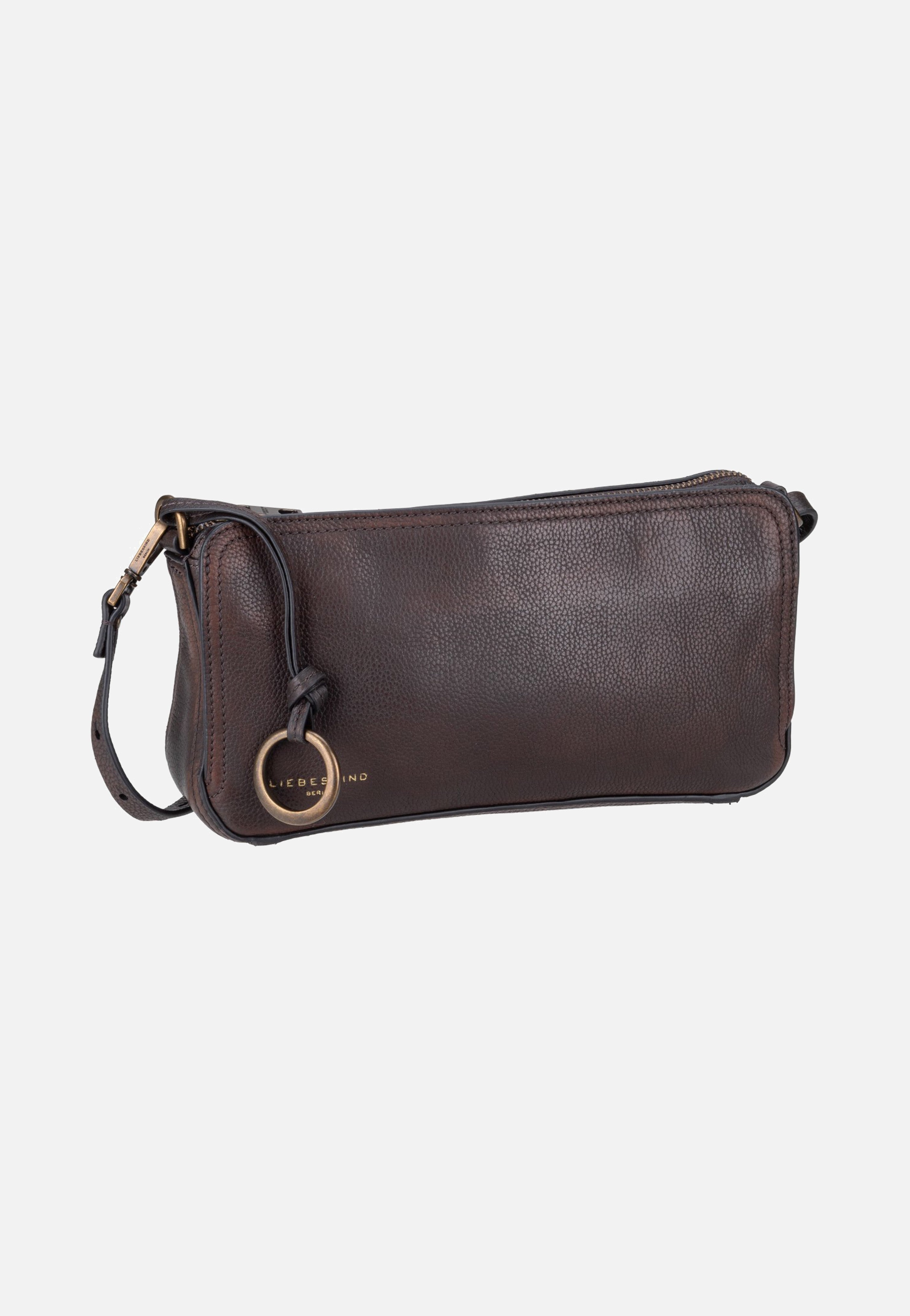 Liebeskind Berlin Clarice II Crosbody M Vintage Pebble Deep Soil Crossbody Bag