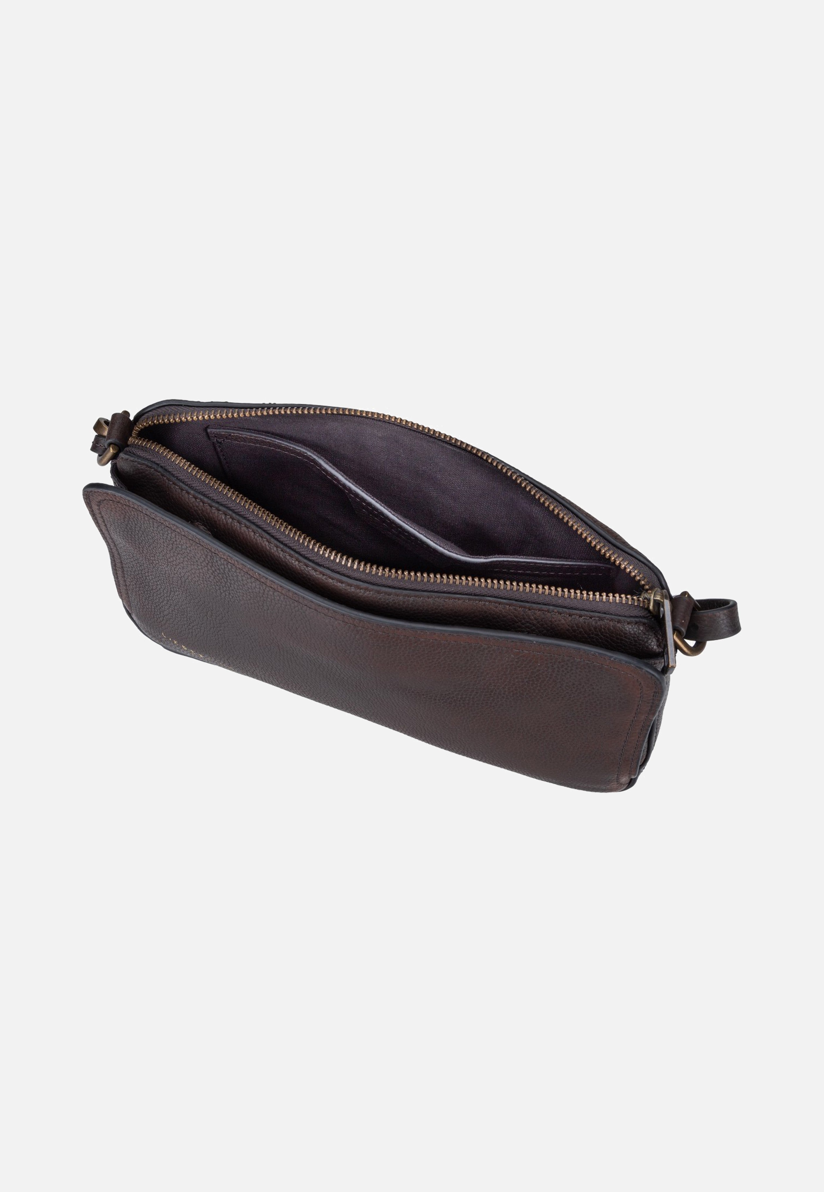 Liebeskind Berlin Clarice II Crosbody M Vintage Pebble Deep Soil Crossbody Bag