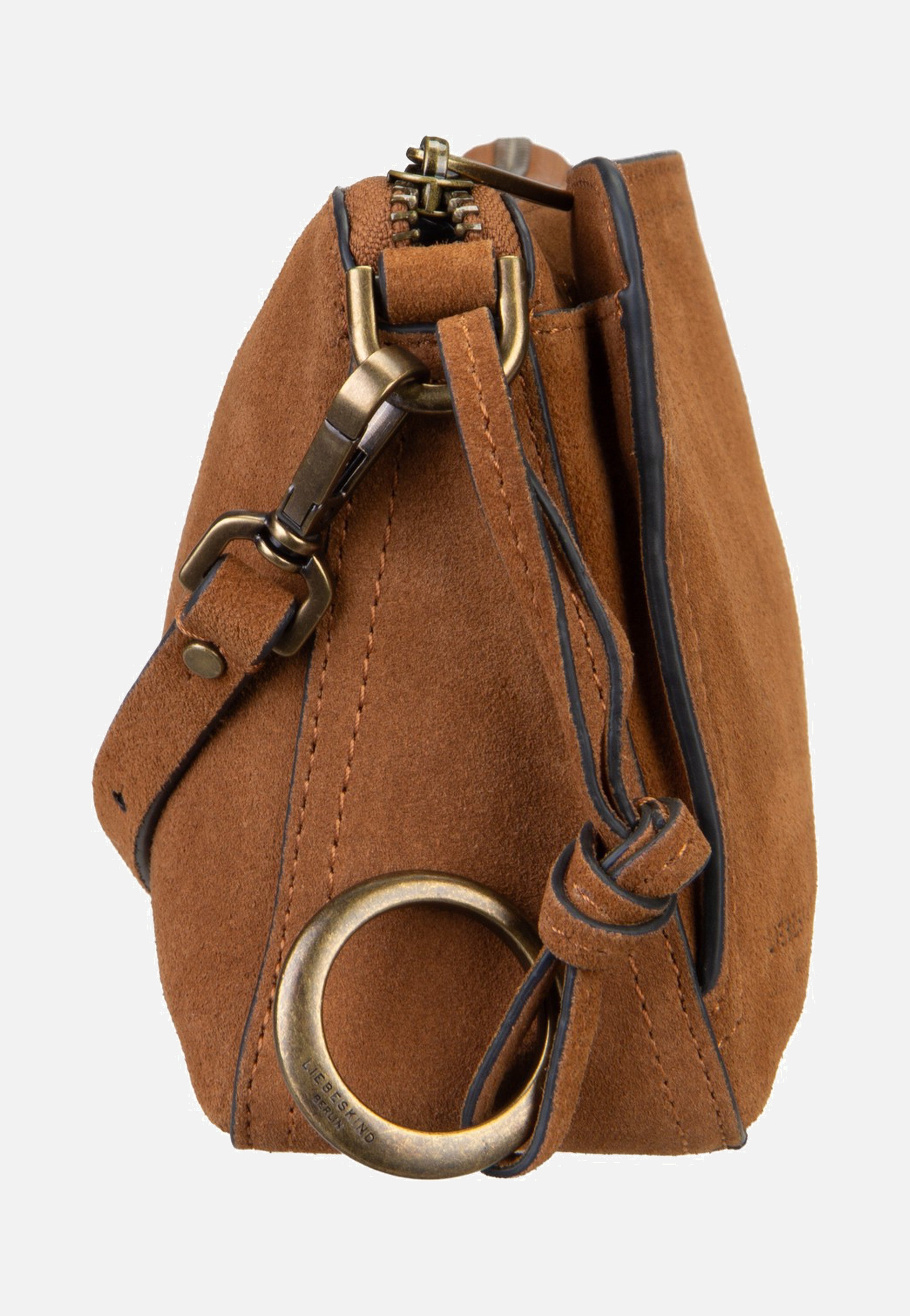 Liebeskind Berlin Clarice II Crossbody M Hydro Suede Brown Crossbody Bag