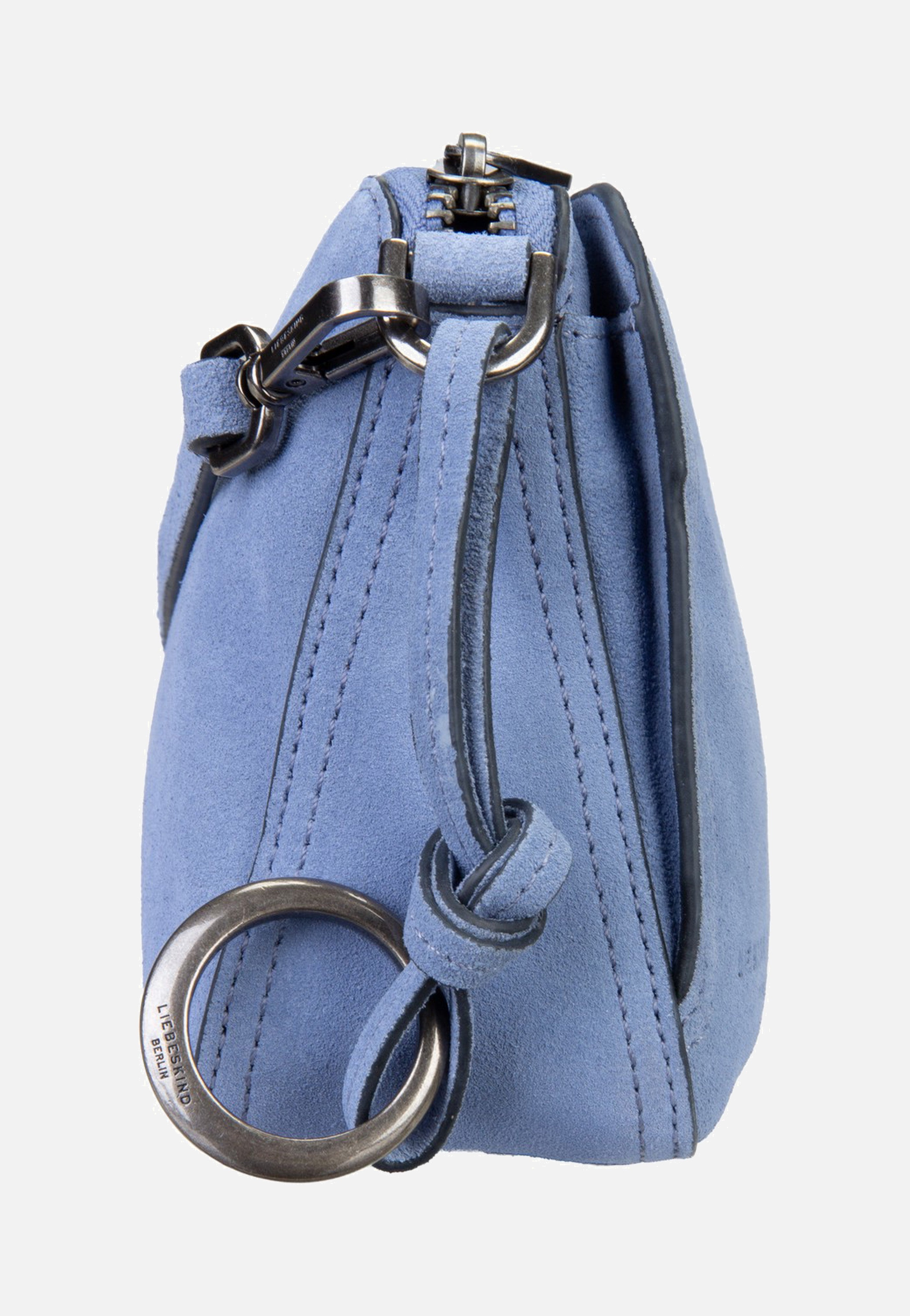Liebeskind Berlin Clarice II Crossbody M Hydro Suede Flower Blue Crossbody Bag