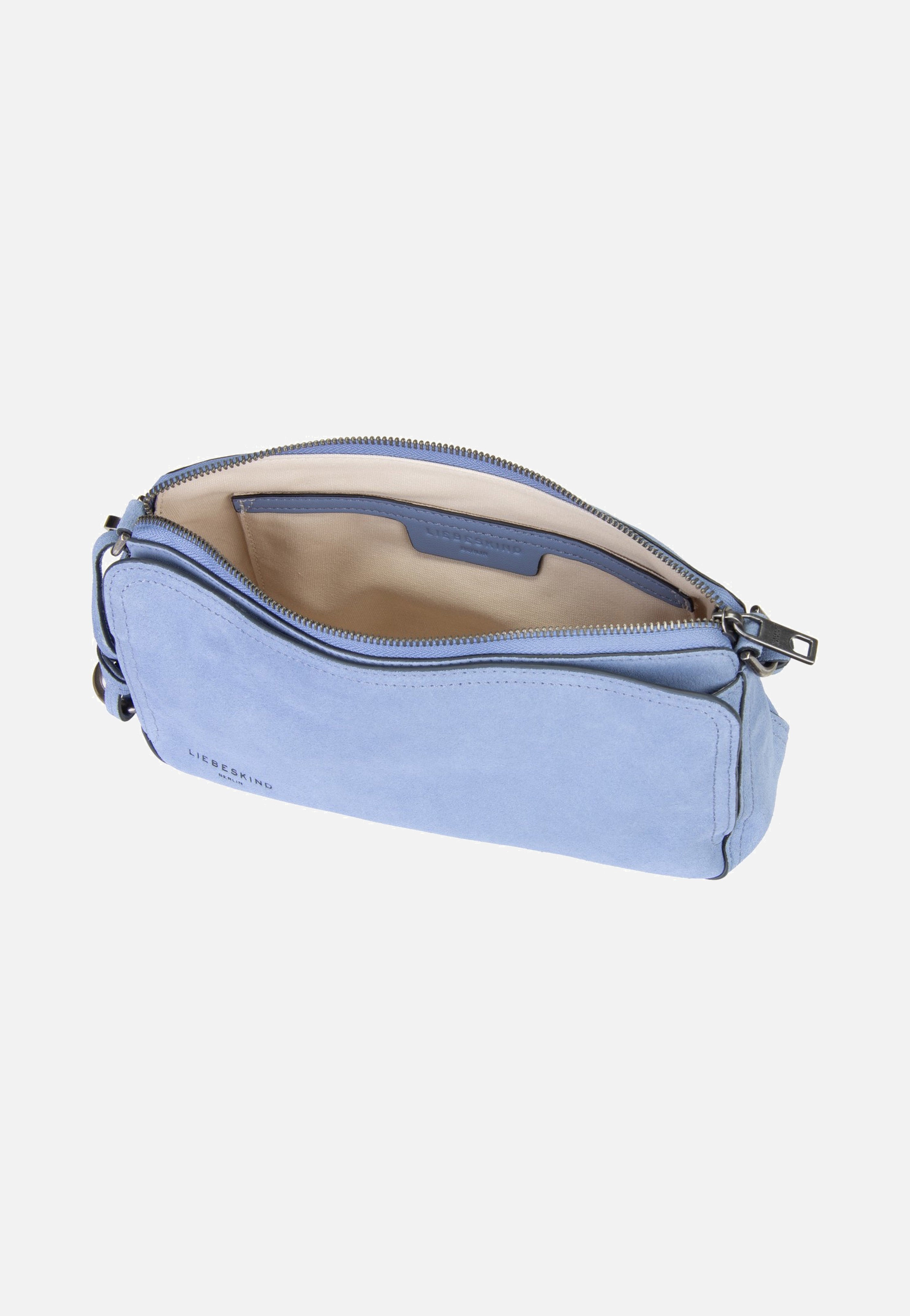 Liebeskind Berlin Clarice II Crossbody M Hydro Suede Flower Blue Crossbody Bag