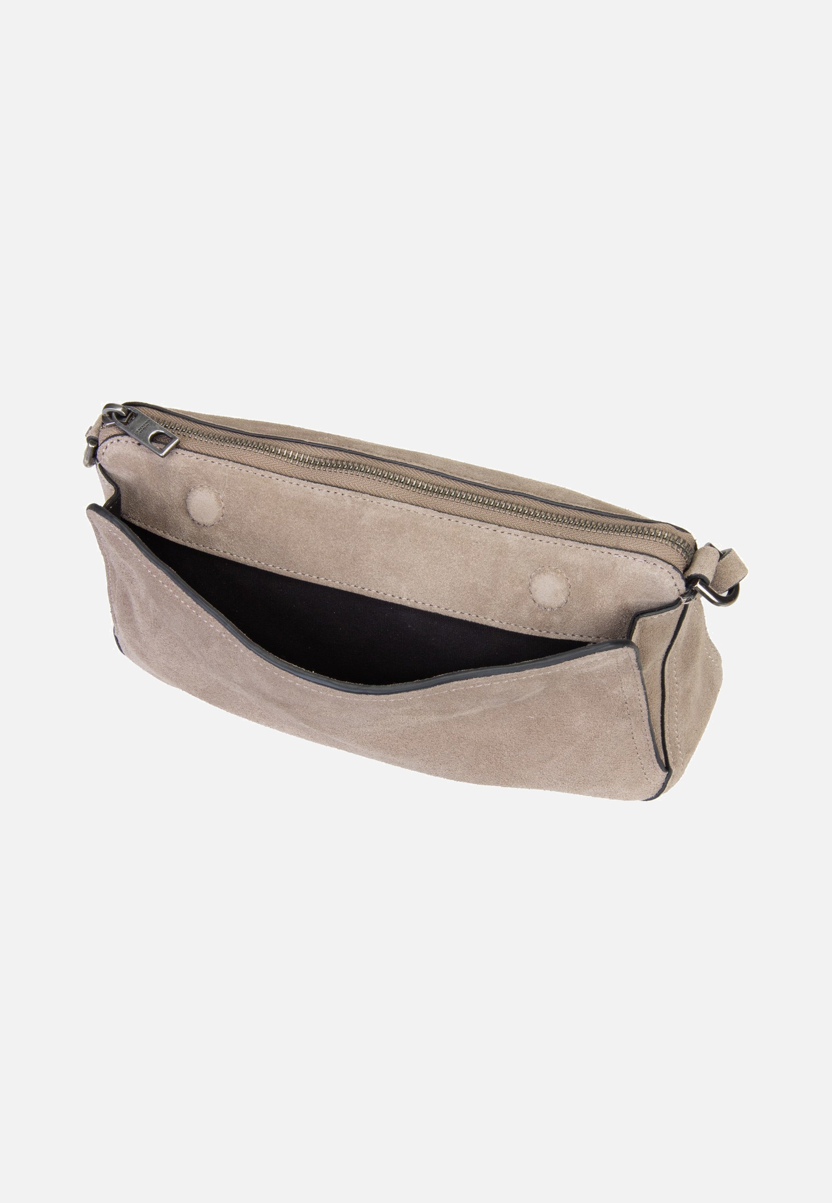 Liebeskind Berlin Clarice II Crossbody M Hydro Suede Neutral Grey Crossbody Bag