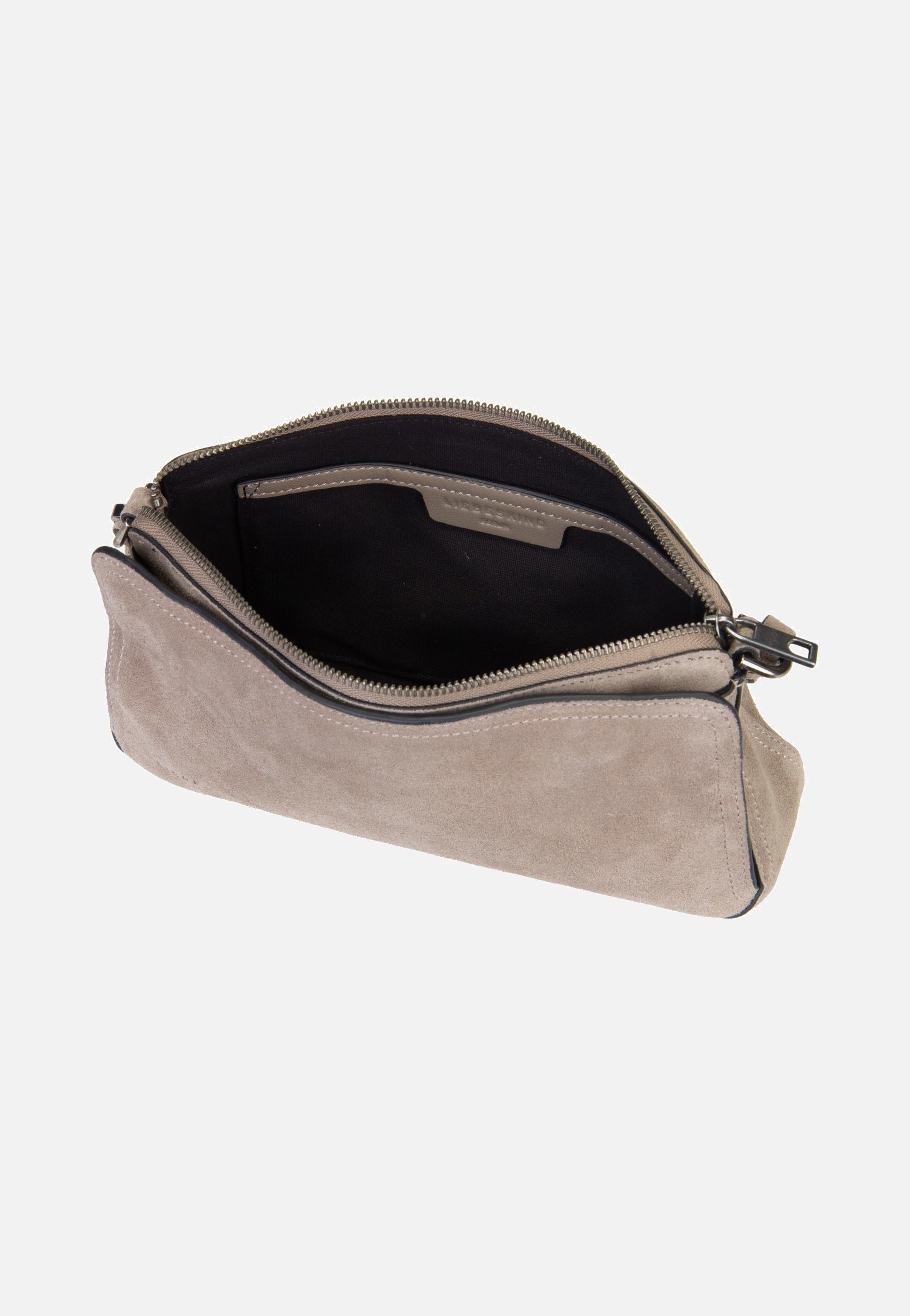 Liebeskind Berlin Clarice II Crossbody M Hydro Suede Neutral Grey Crossbody Bag