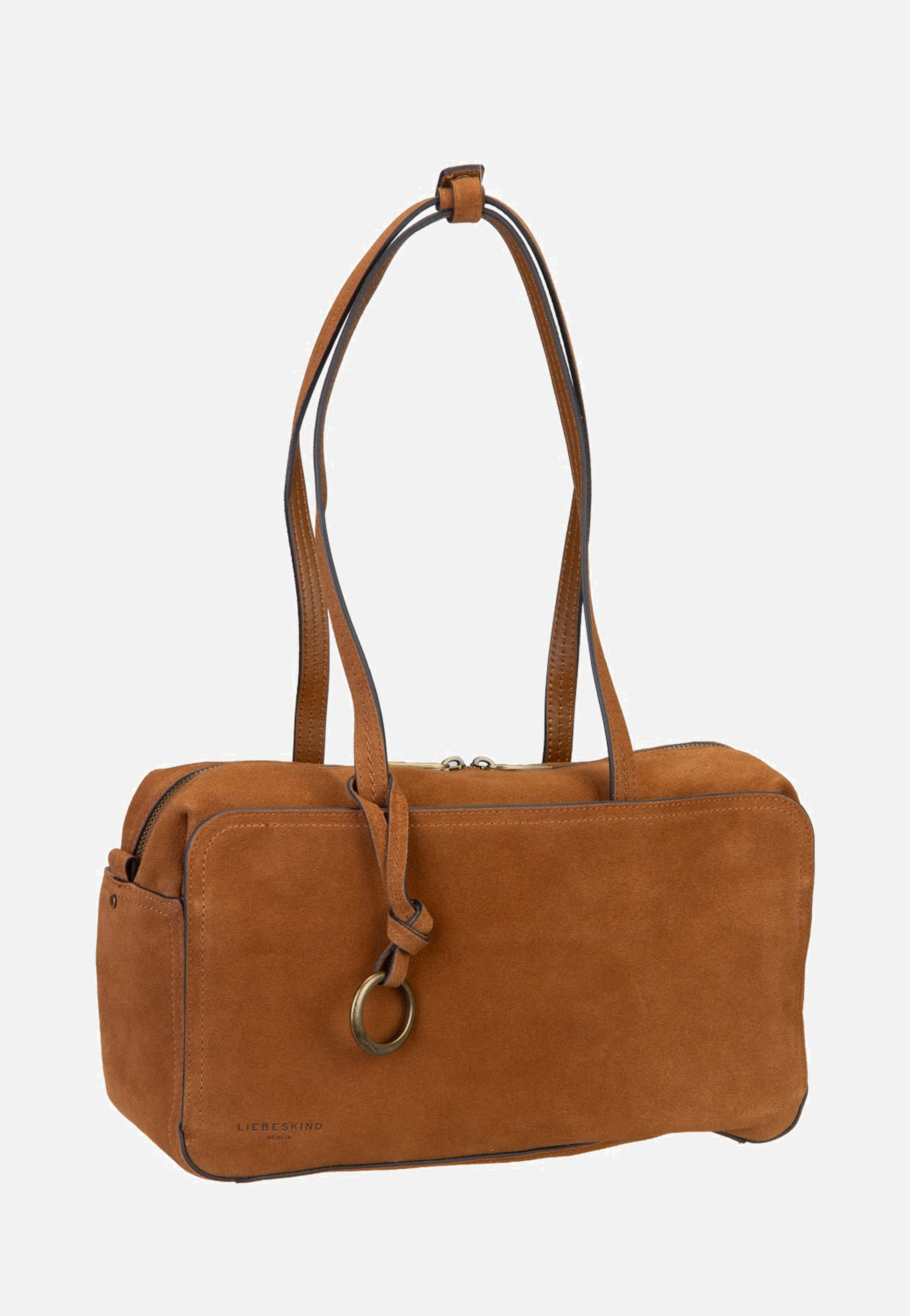 Liebeskind Berlin Clarice II Satchel M Hydro Suede Brown Satchel
