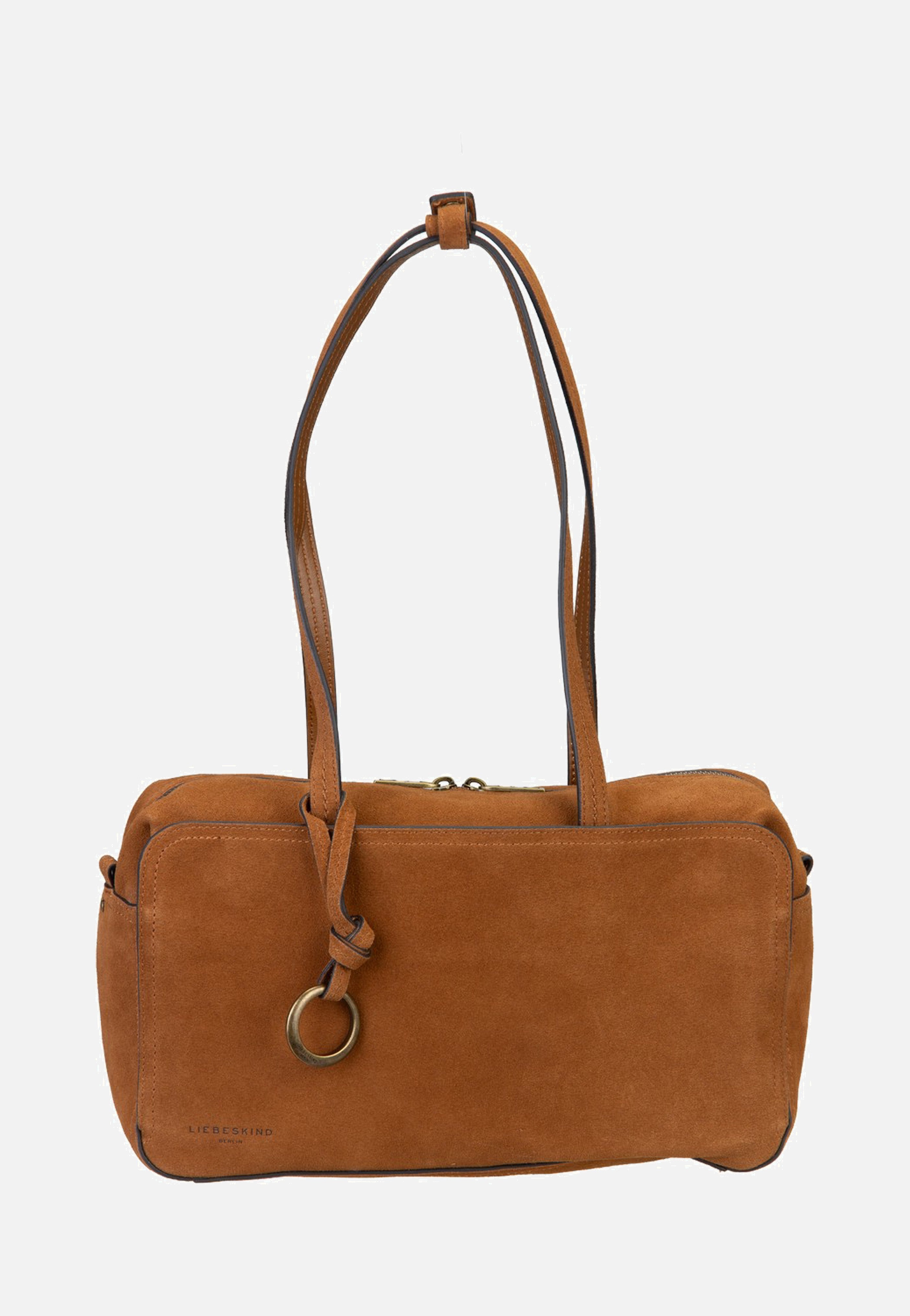Liebeskind Berlin Clarice II Satchel M Hydro Suede Brown Satchel