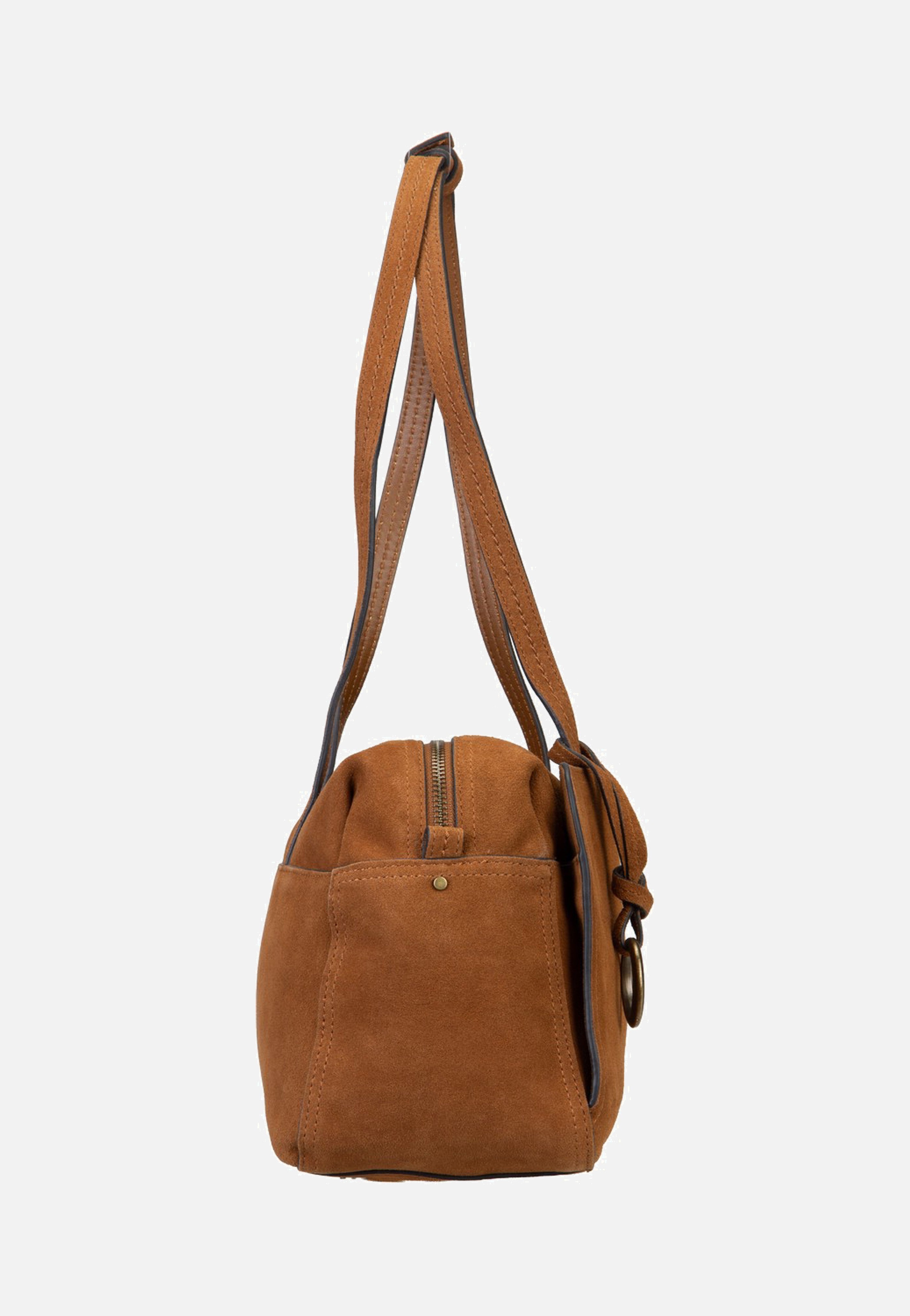 Liebeskind Berlin Clarice II Satchel M Hydro Suede Brown Satchel