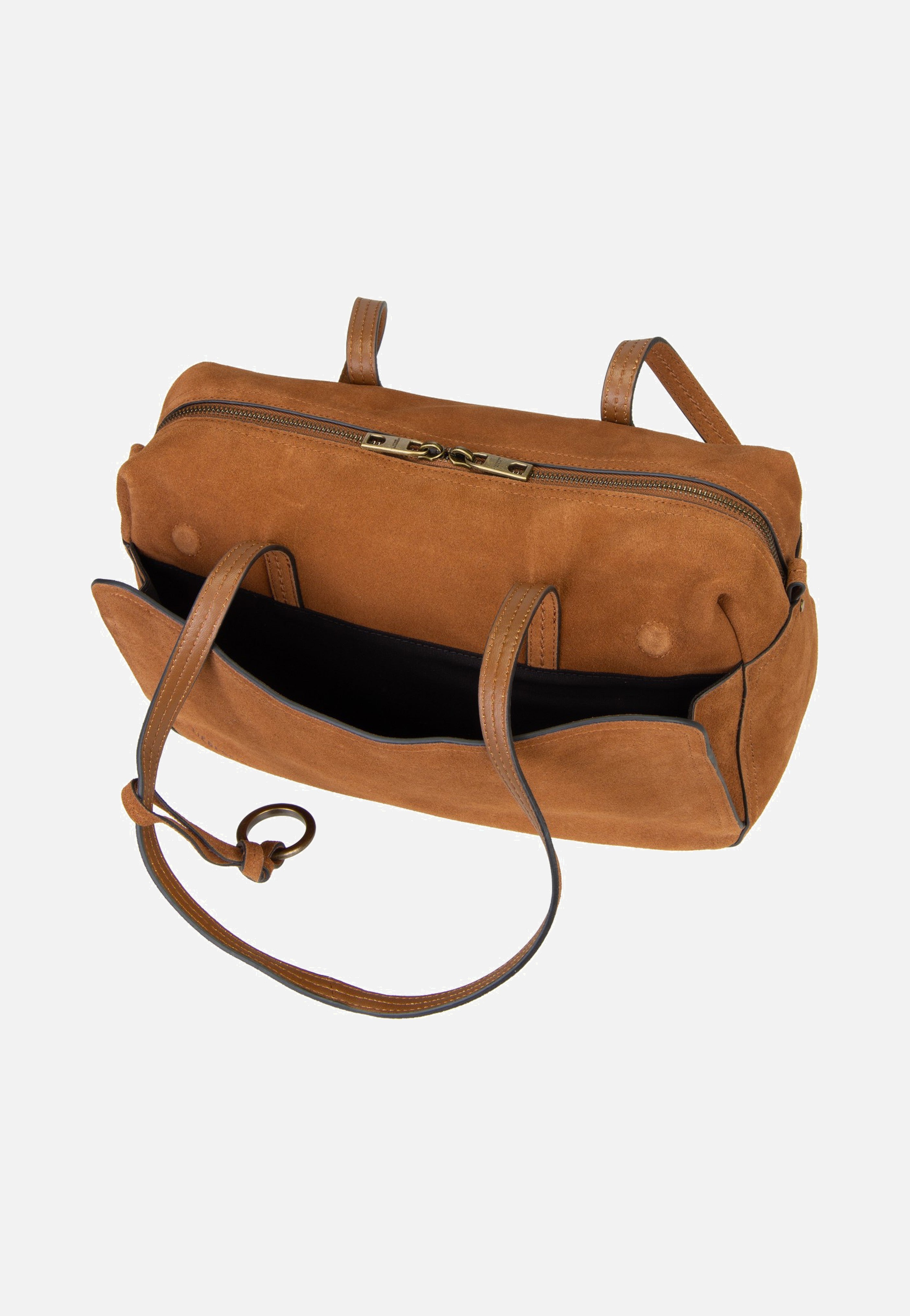 Liebeskind Berlin Clarice II Satchel M Hydro Suede Brown Satchel