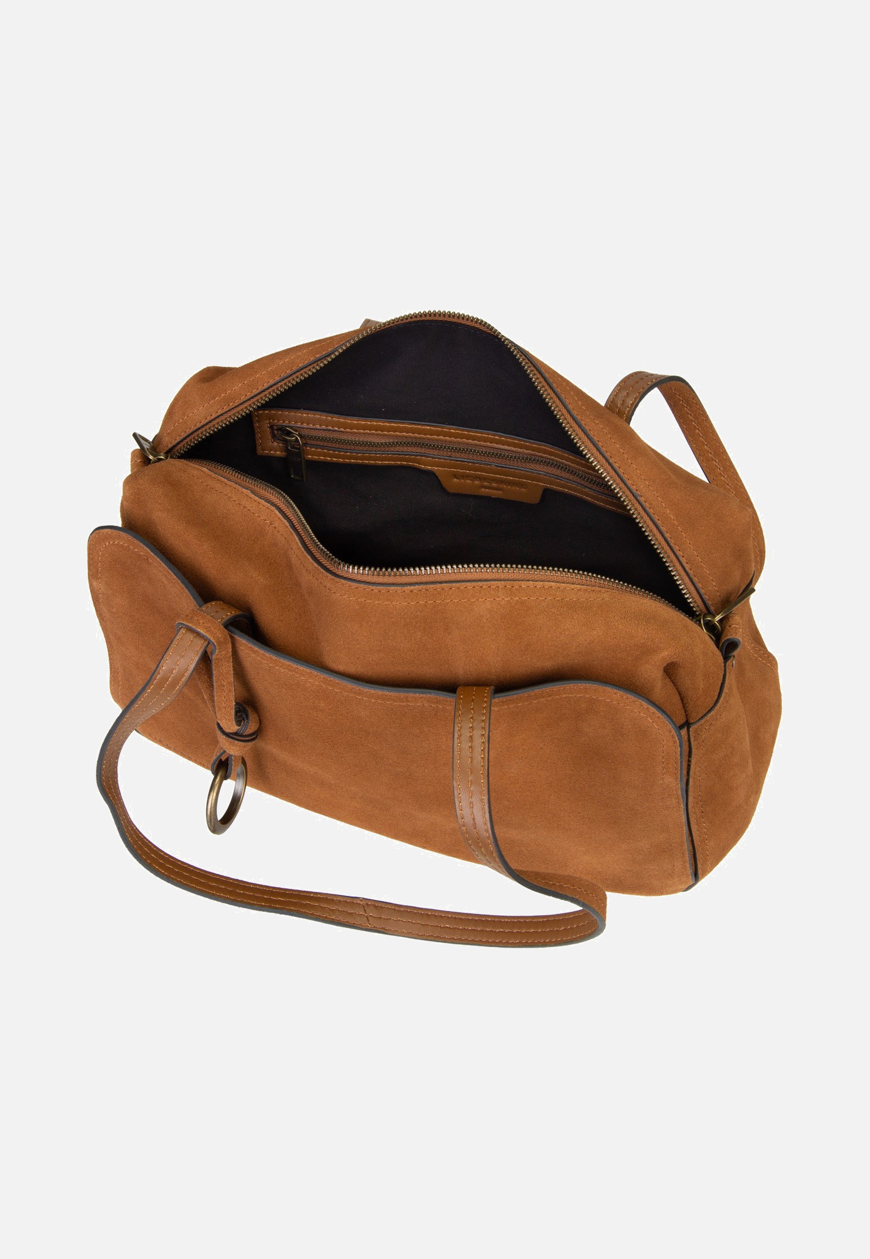 Liebeskind Berlin Clarice II Satchel M Hydro Suede Brown Satchel