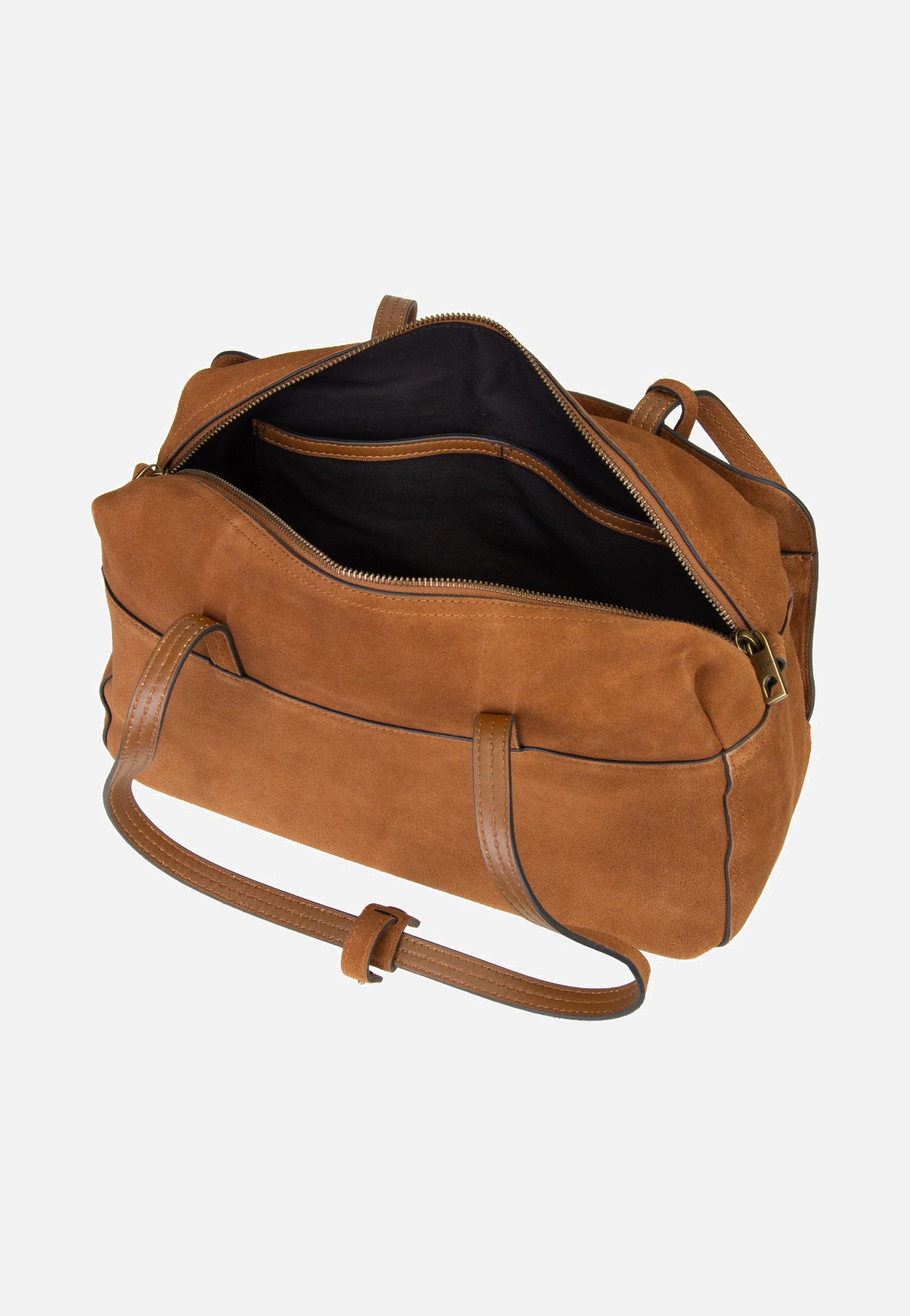 Liebeskind Berlin Clarice II Satchel M Hydro Suede Brown Satchel