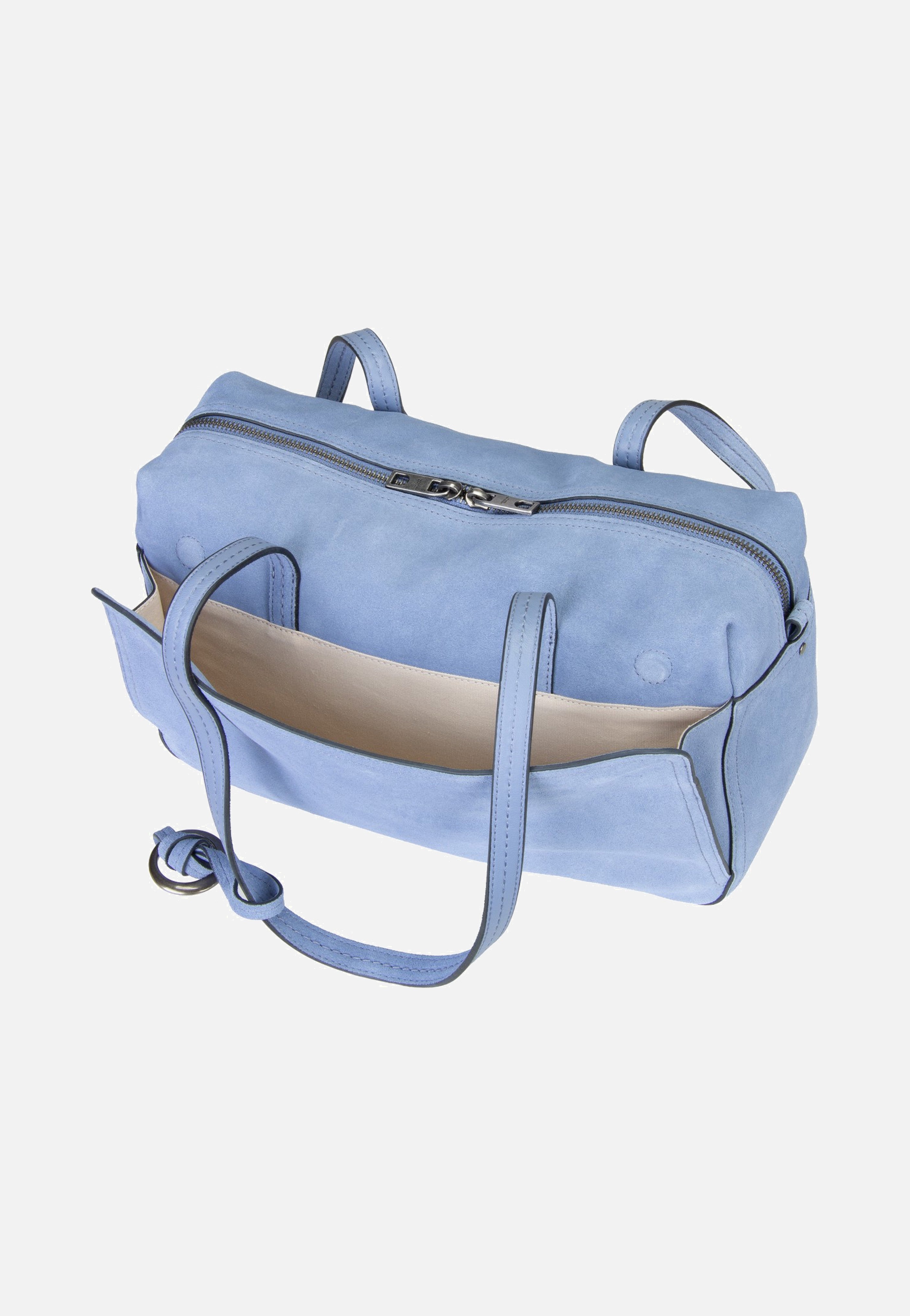 Liebeskind Berlin Clarice II Satchel M Hydro Suede Flower Blue Satchel