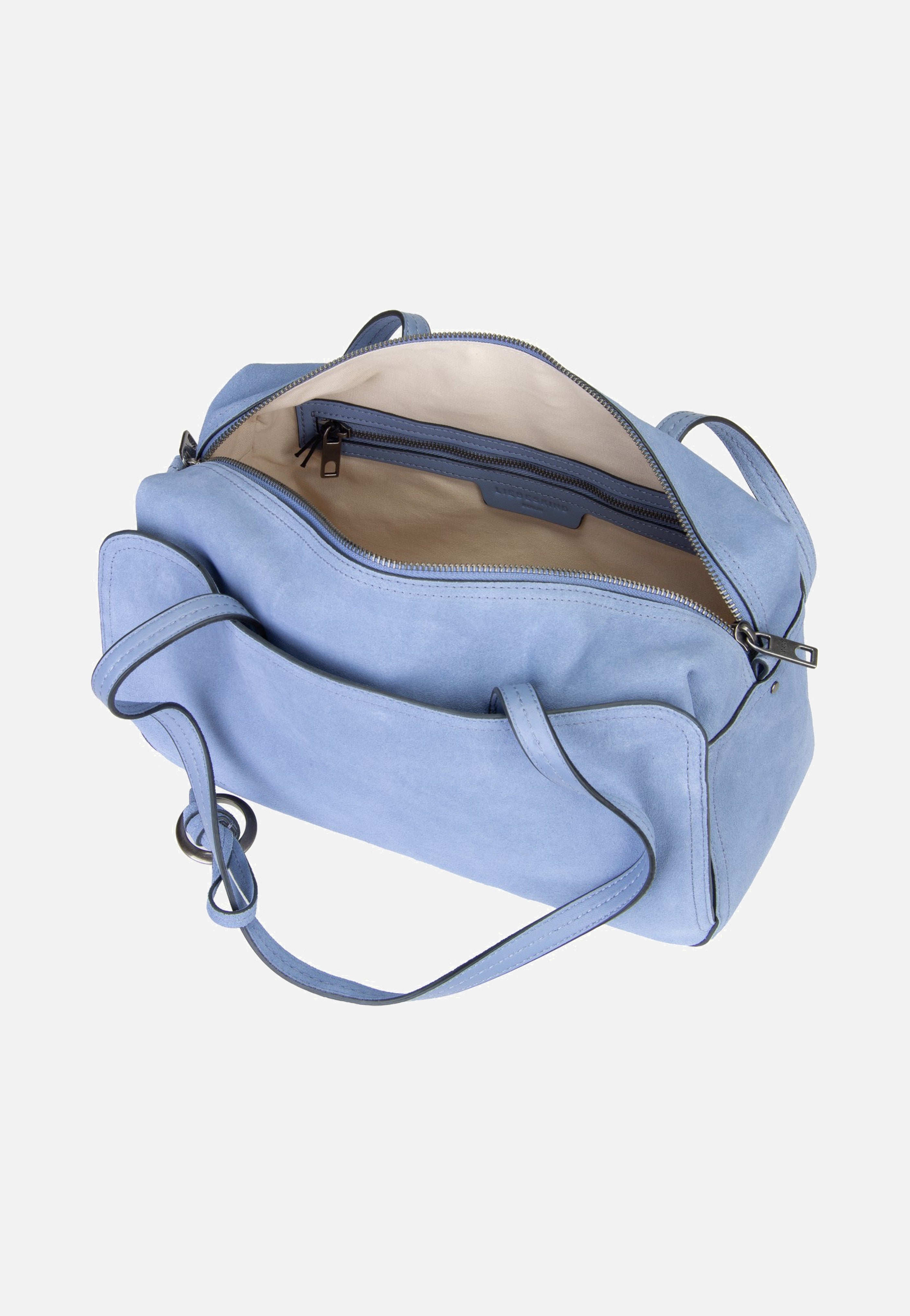 Liebeskind Berlin Clarice II Satchel M Hydro Suede Flower Blue Satchel