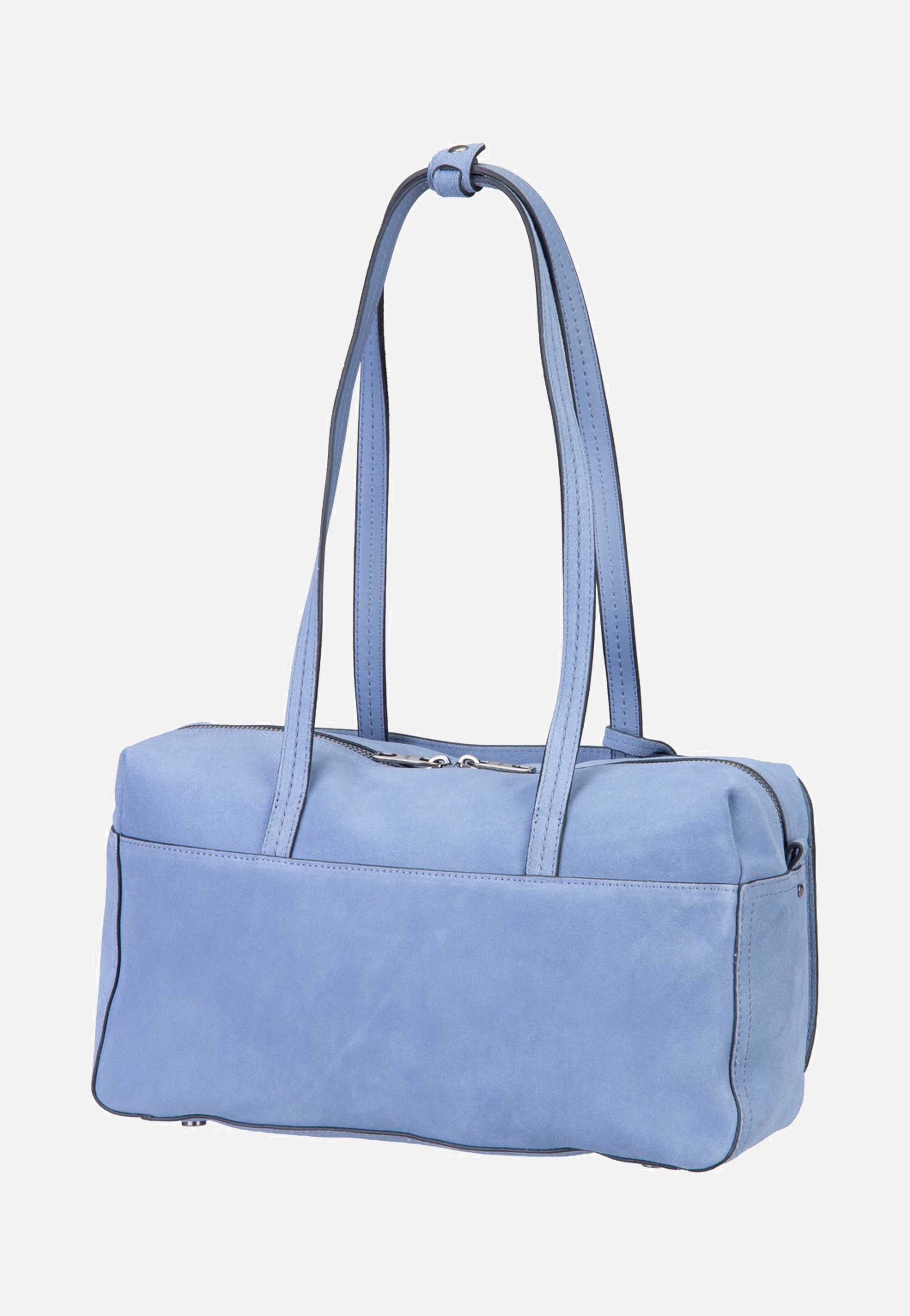 Liebeskind Berlin Clarice II Satchel M Hydro Suede Flower Blue Satchel