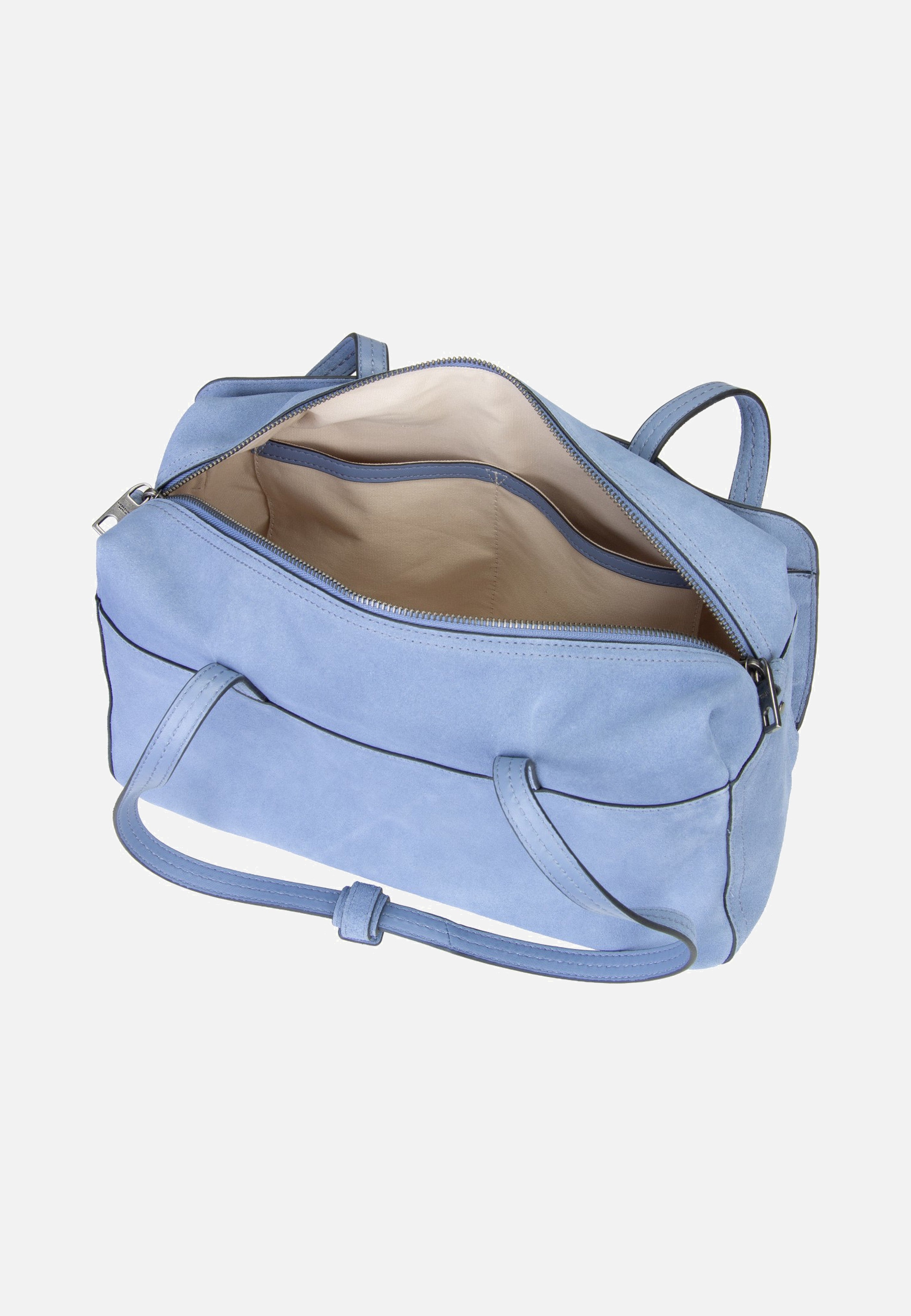 Liebeskind Berlin Clarice II Satchel M Hydro Suede Flower Blue Satchel