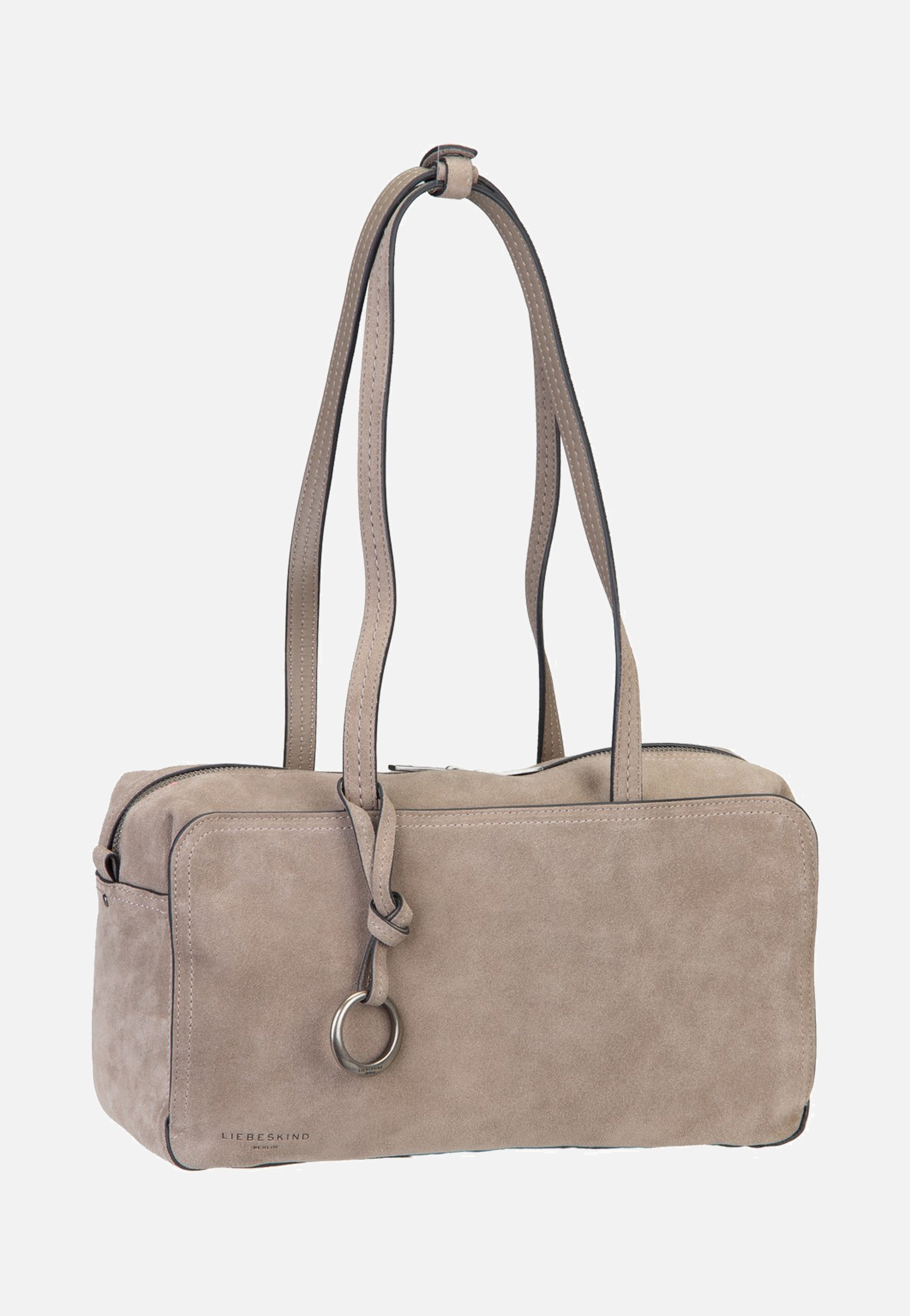 Liebeskind Berlin Clarice II Satchel M Hydro Suede Neutral Grey Satchel