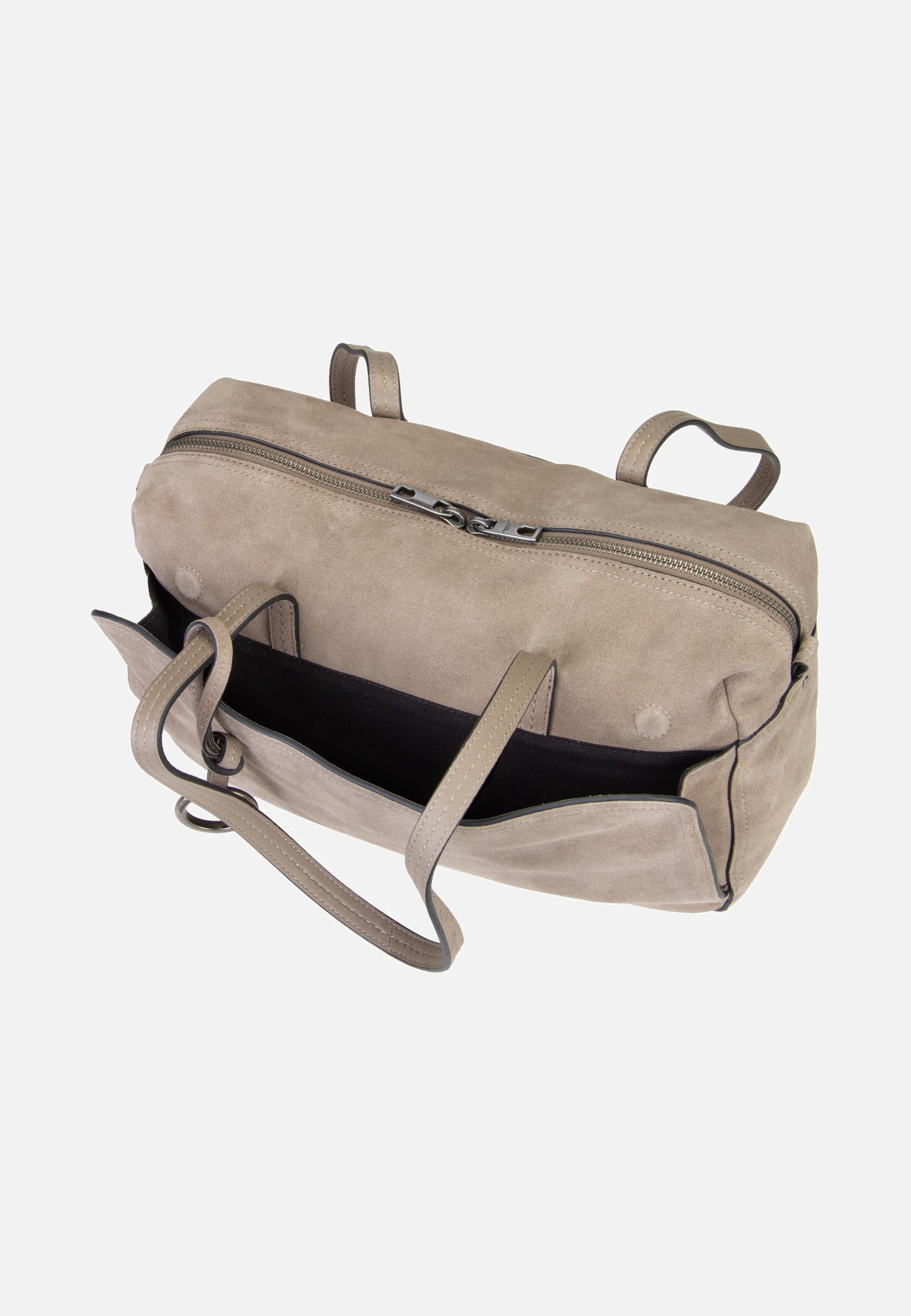 Liebeskind Berlin Clarice II Satchel M Hydro Suede Neutral Grey Satchel