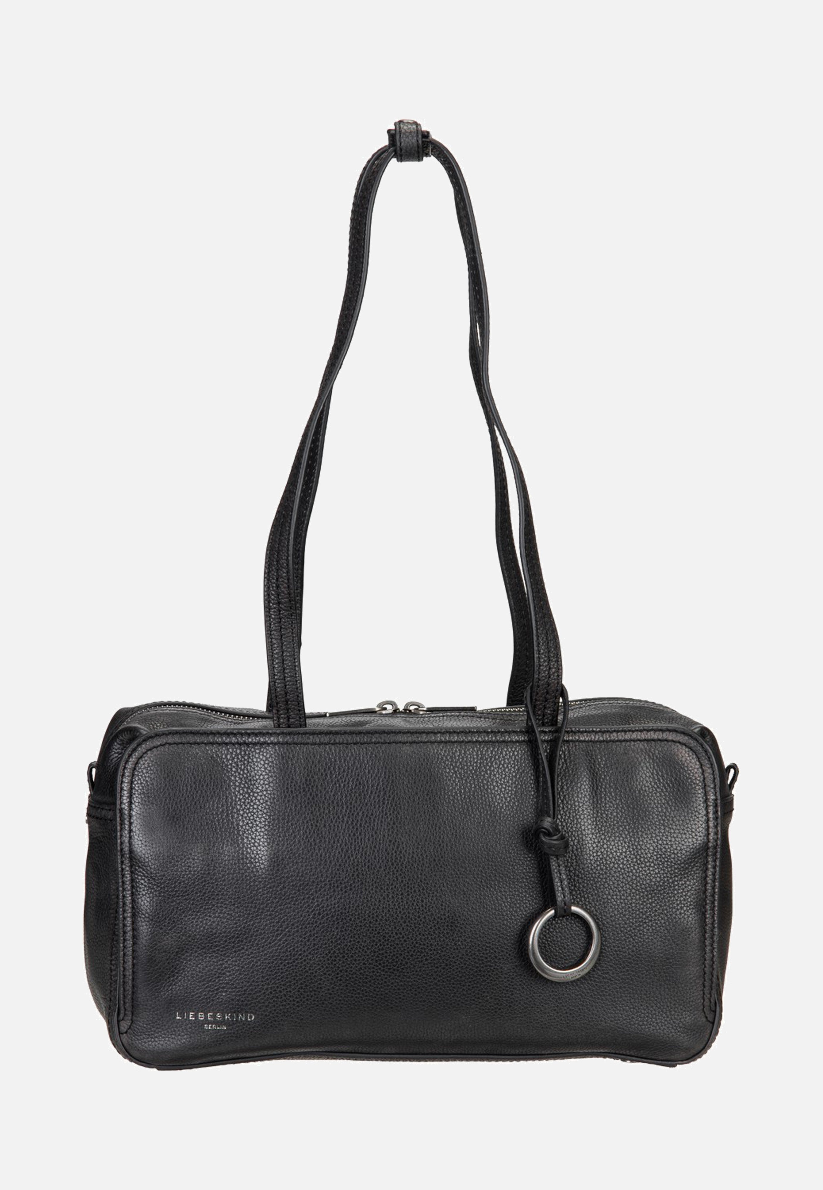 Liebeskind Berlin Clarice II Satchel M Vintage Pebble Black Satchel