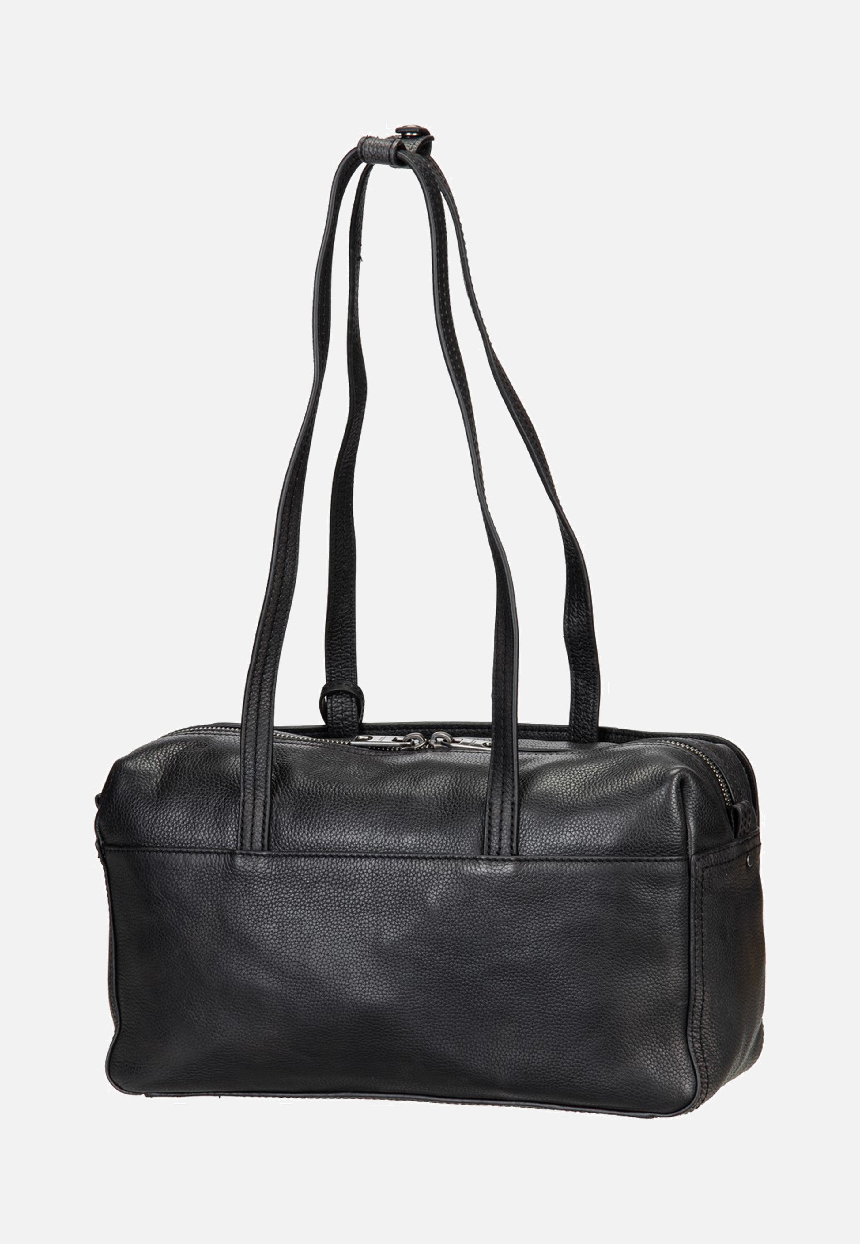 Liebeskind Berlin Clarice II Satchel M Vintage Pebble Black Satchel