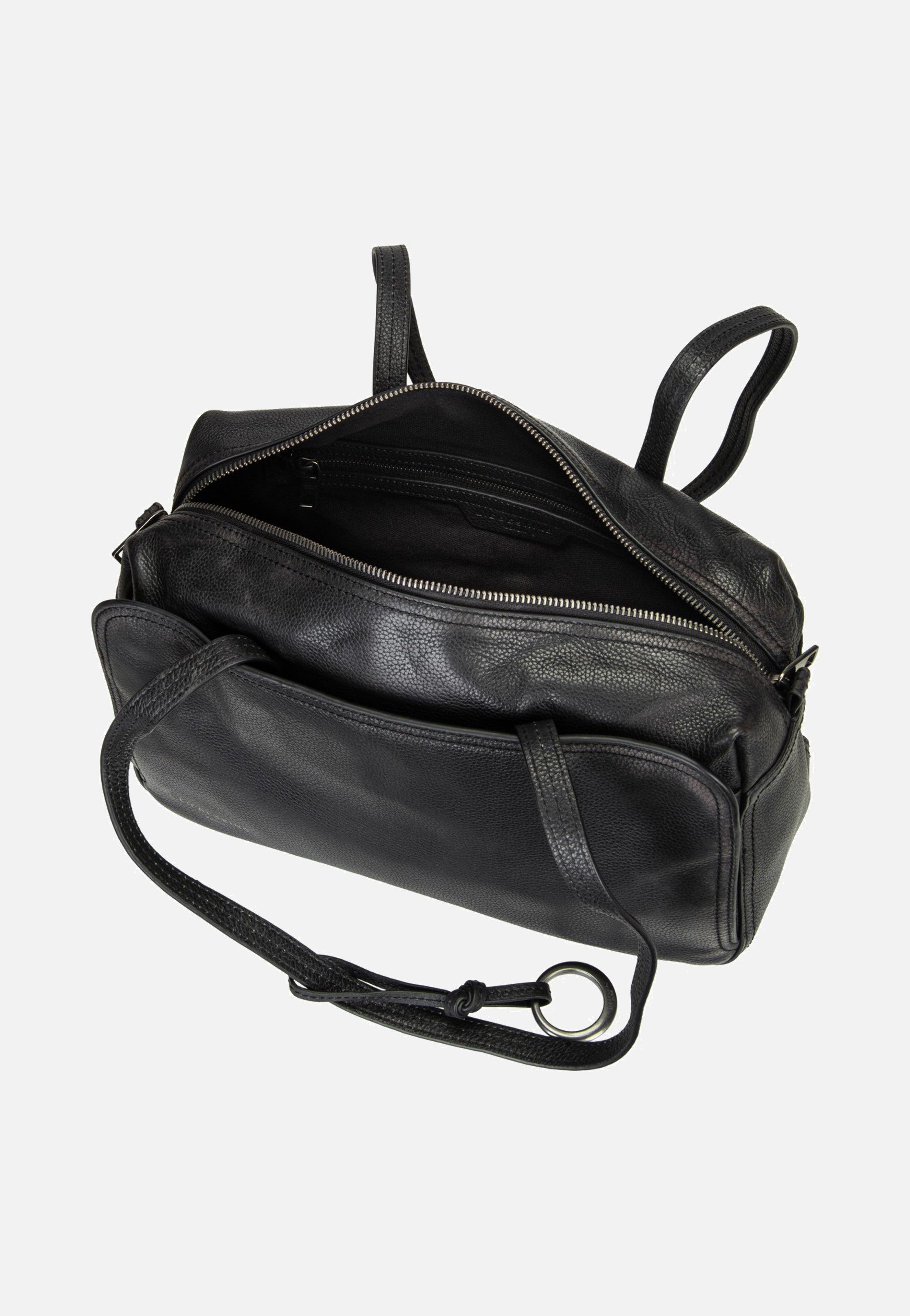 Liebeskind Berlin Clarice II Satchel M Vintage Pebble Black Satchel