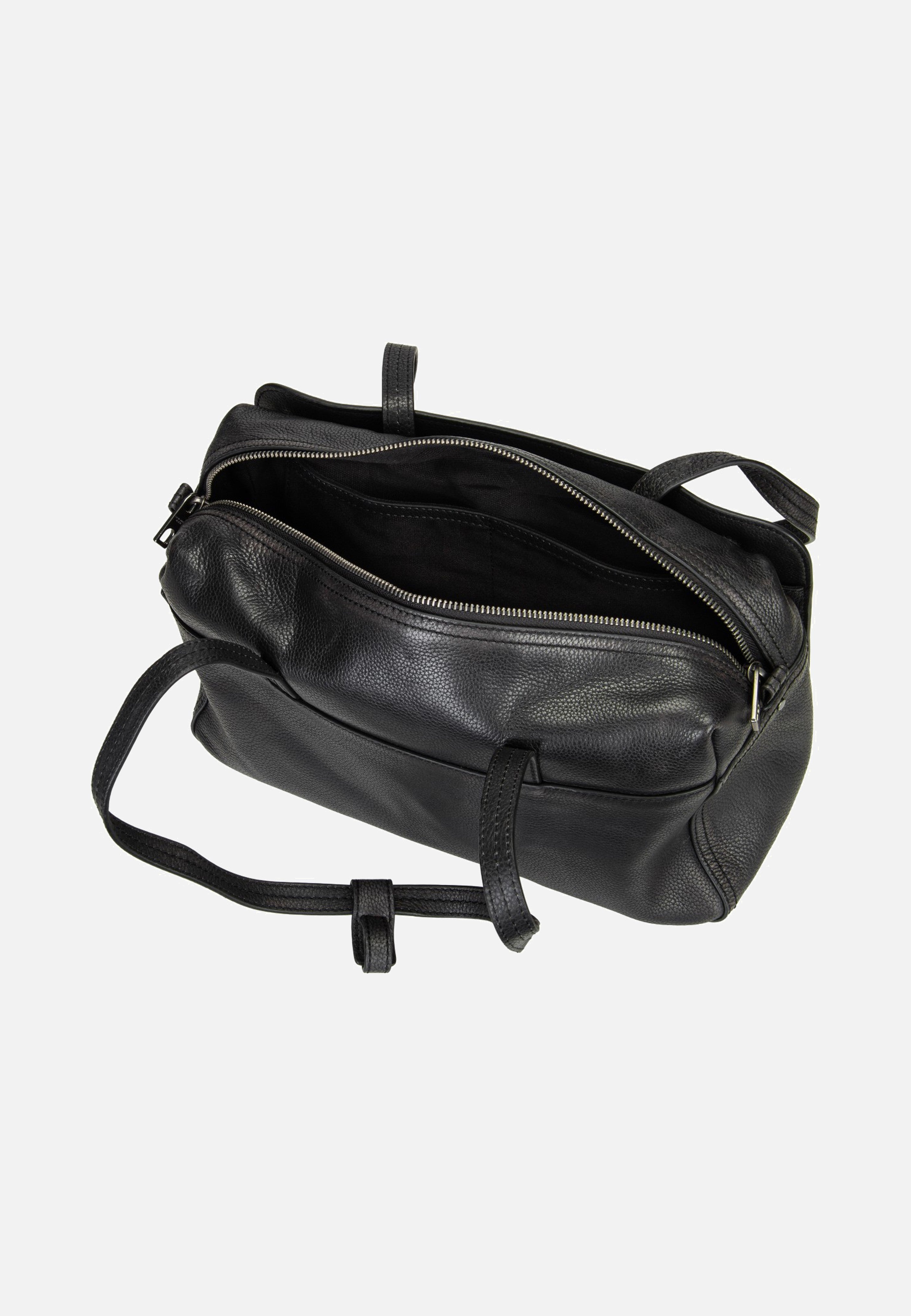 Liebeskind Berlin Clarice II Satchel M Vintage Pebble Black Satchel