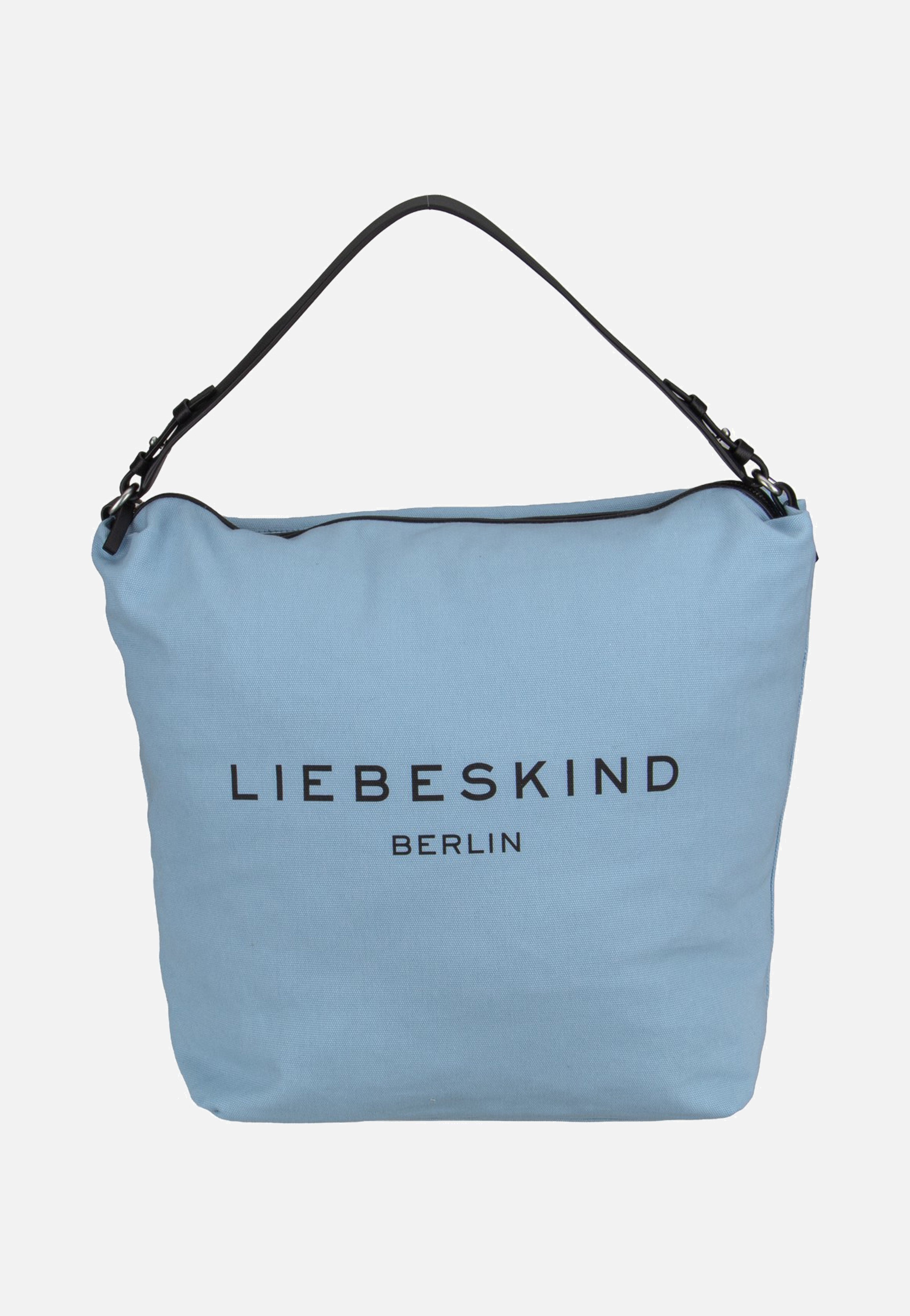Liebeskind Berlin Clea Hobo L Canvas Blue Denim Hobo Bag