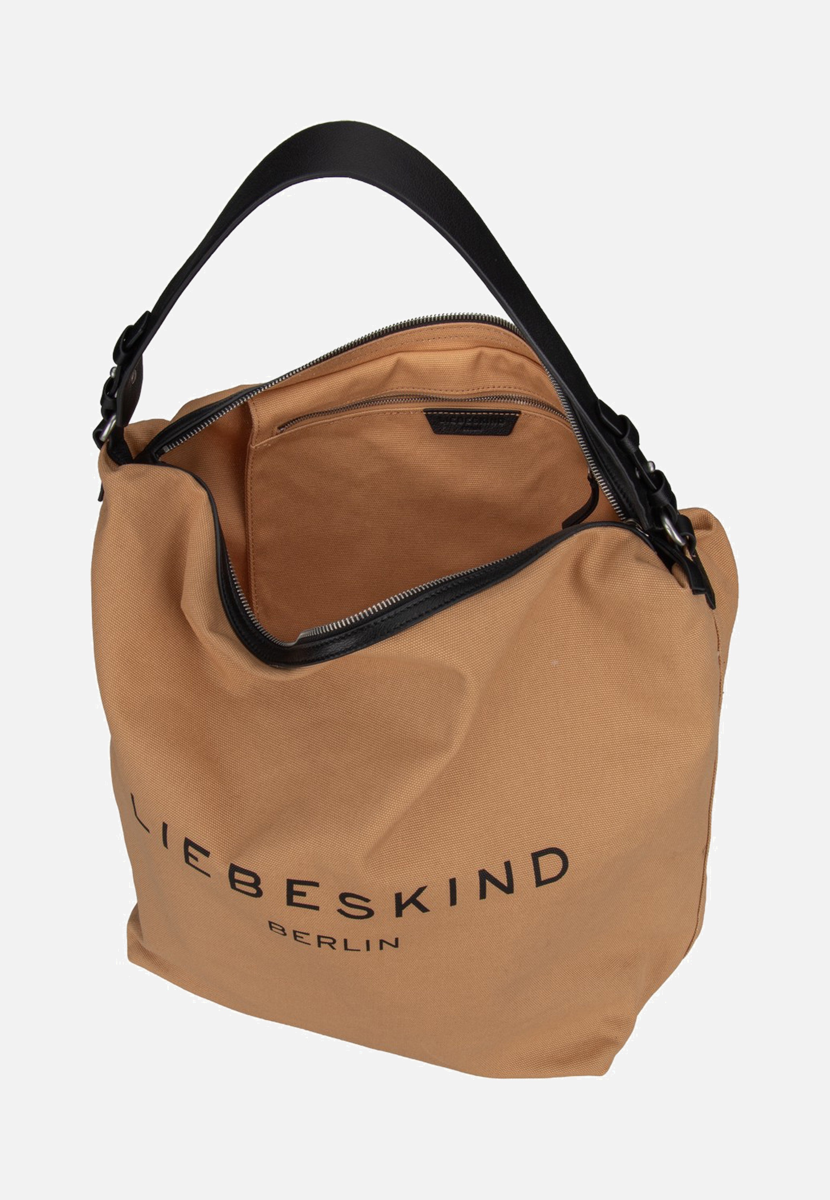 Liebeskind Berlin Clea Hobo L Canvas Light Tan Hobo Bag