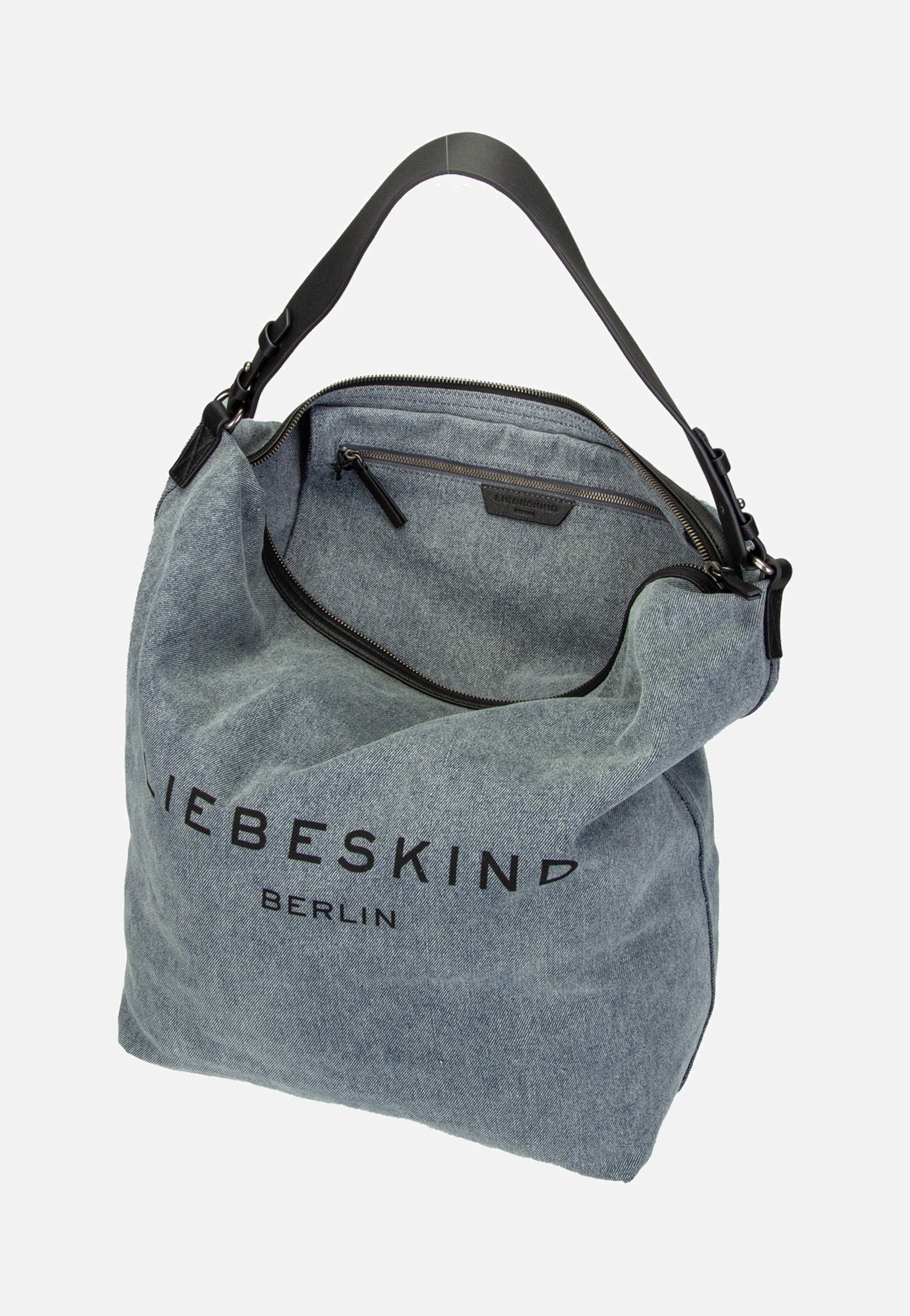 Liebeskind Berlin Clea L Denim Blue Denim Hobo Bag