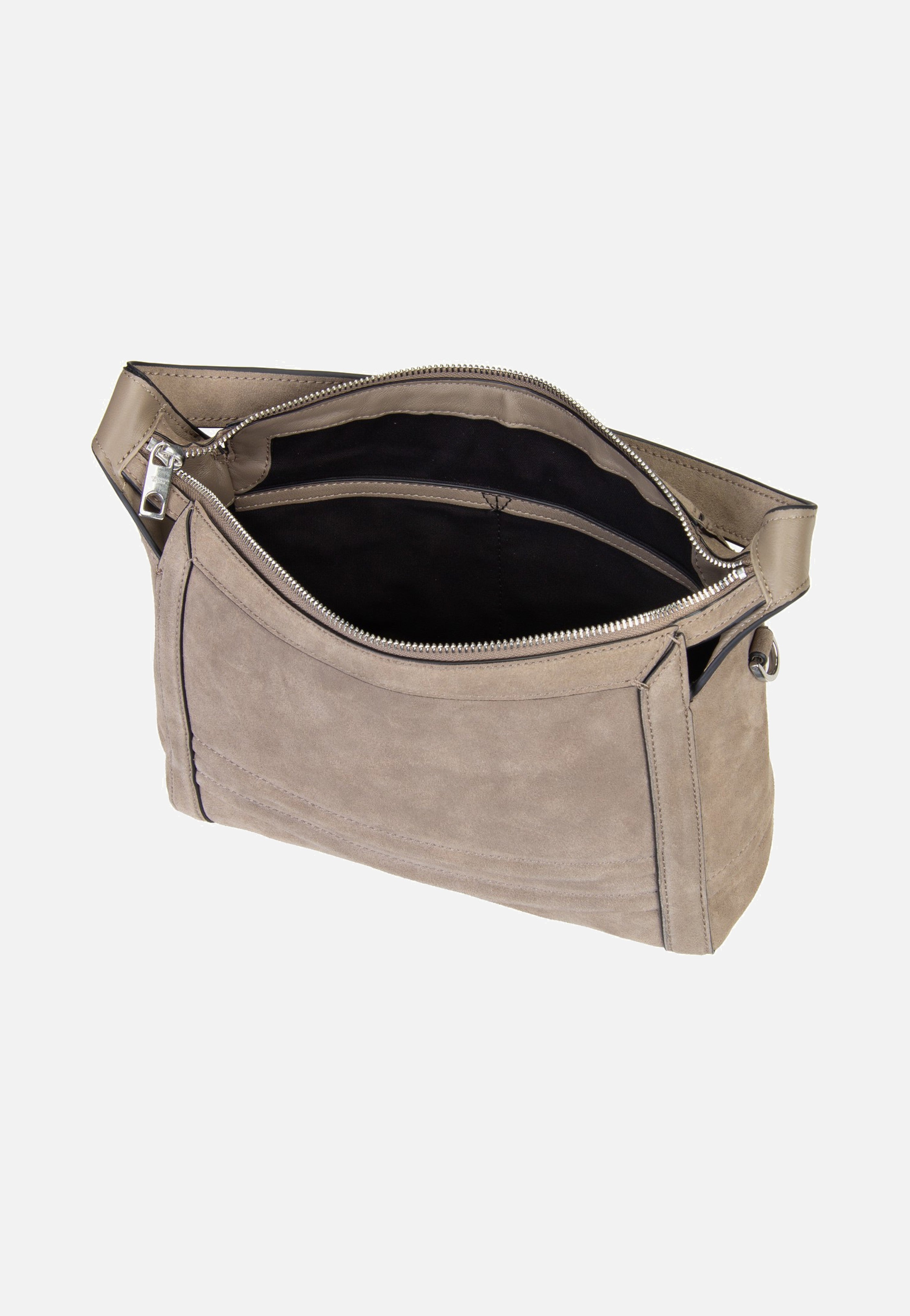 Liebeskind Berlin Delia Crossbody S Suede Neutral Grey Crossbody Bag