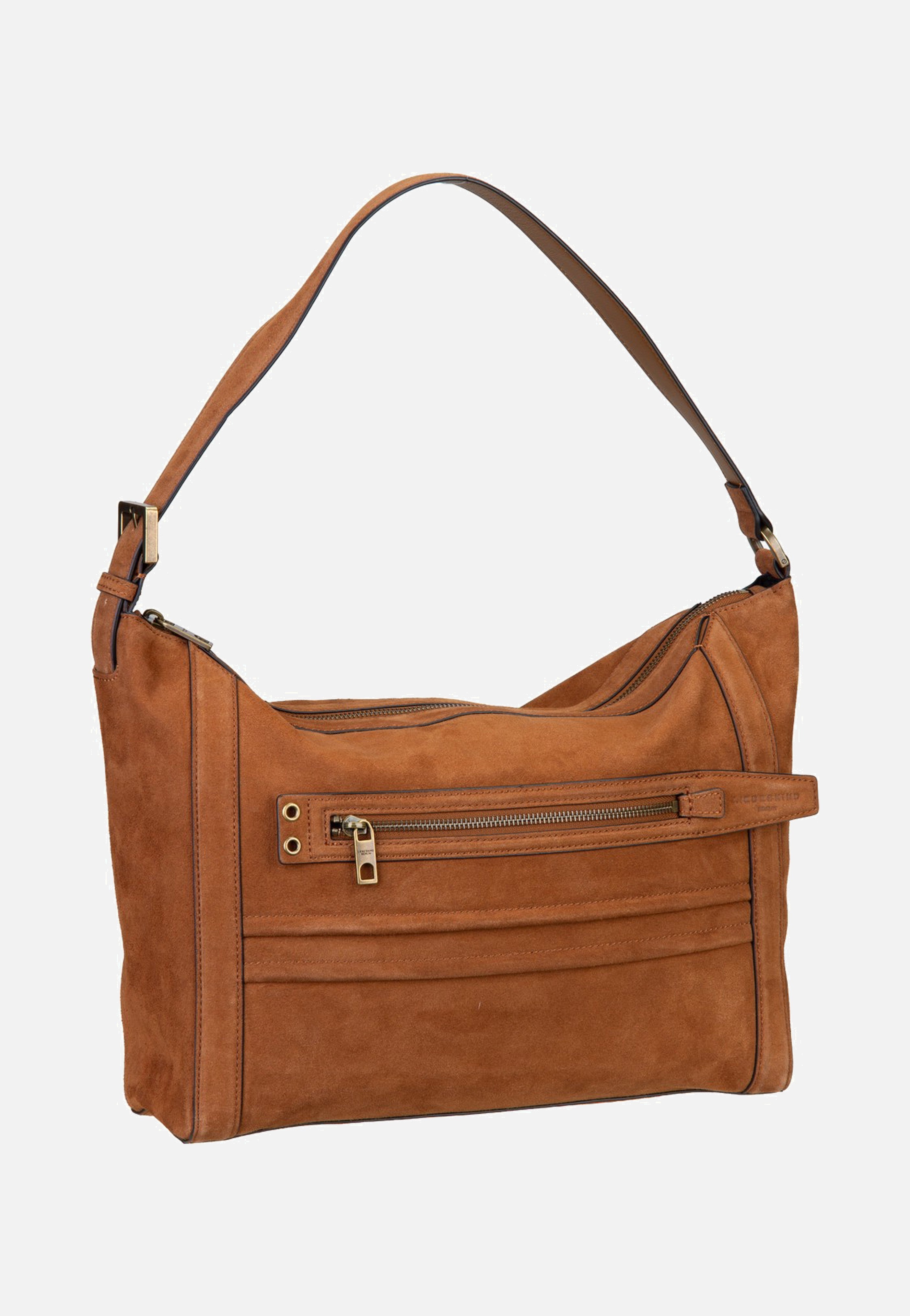 Liebeskind Berlin Delia Hobo M Suede Brown Hobo Bag