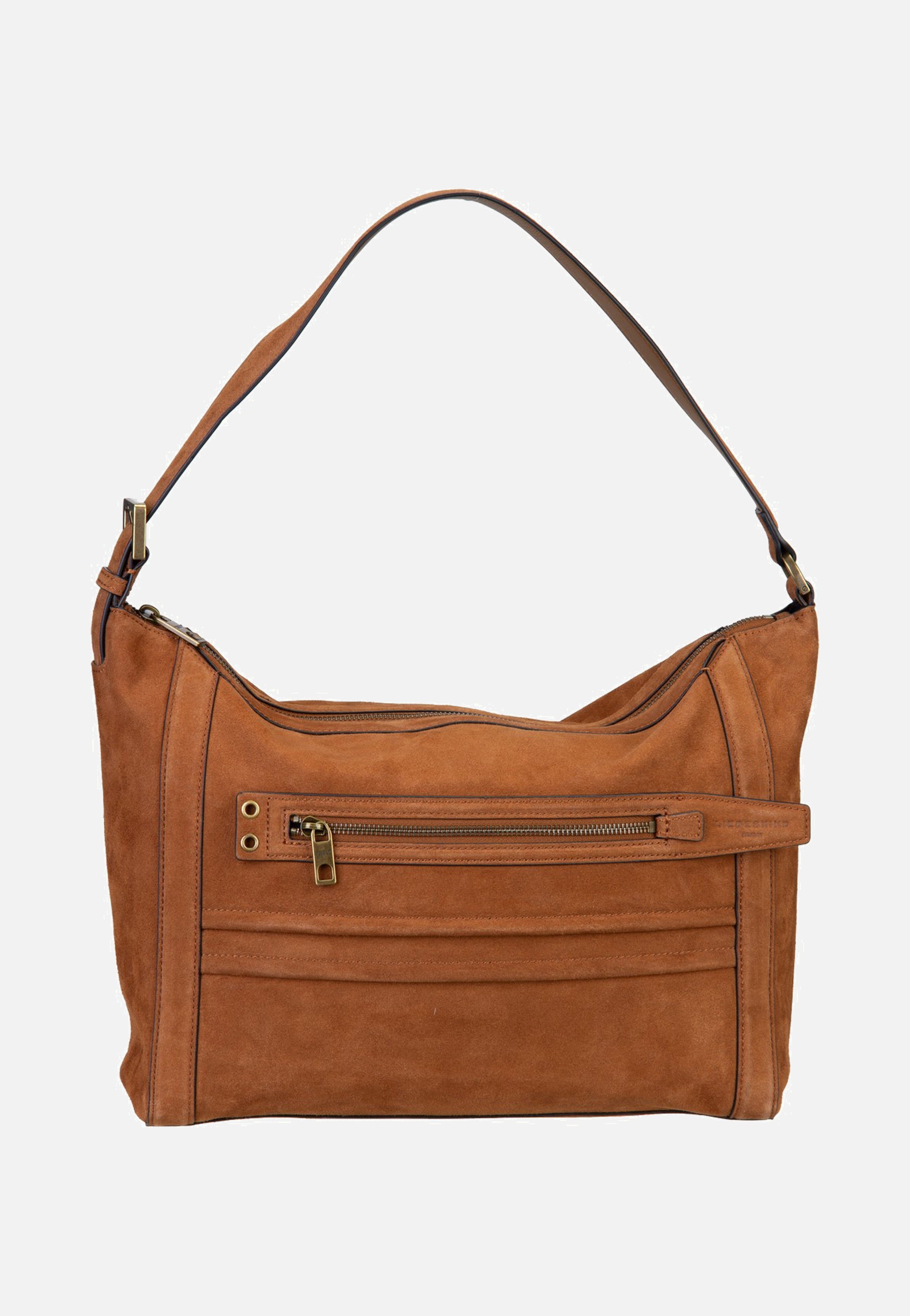 Liebeskind Berlin Delia Hobo M Suede Brown Hobo Bag