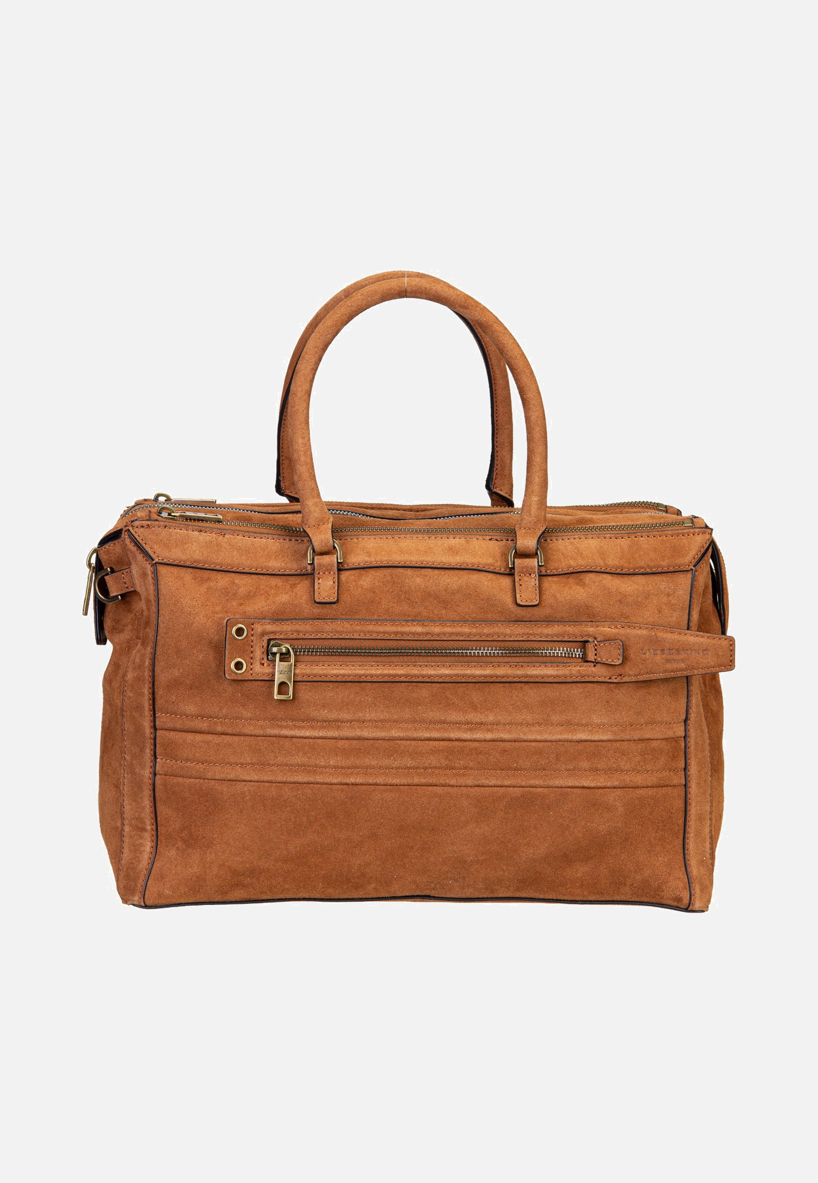 Liebeskind Berlin Delia Satchel M Suede Brown Satchel