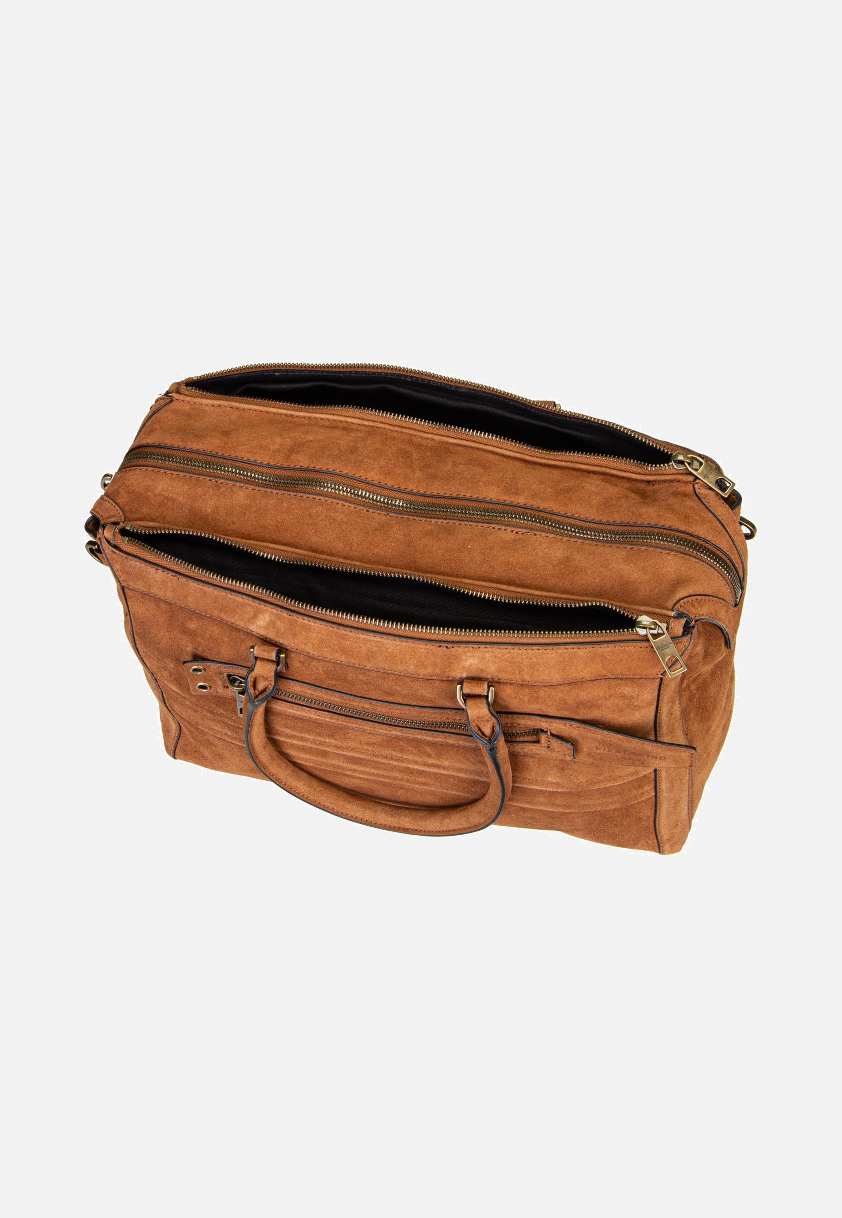 Liebeskind Berlin Delia Satchel M Suede Brown Satchel