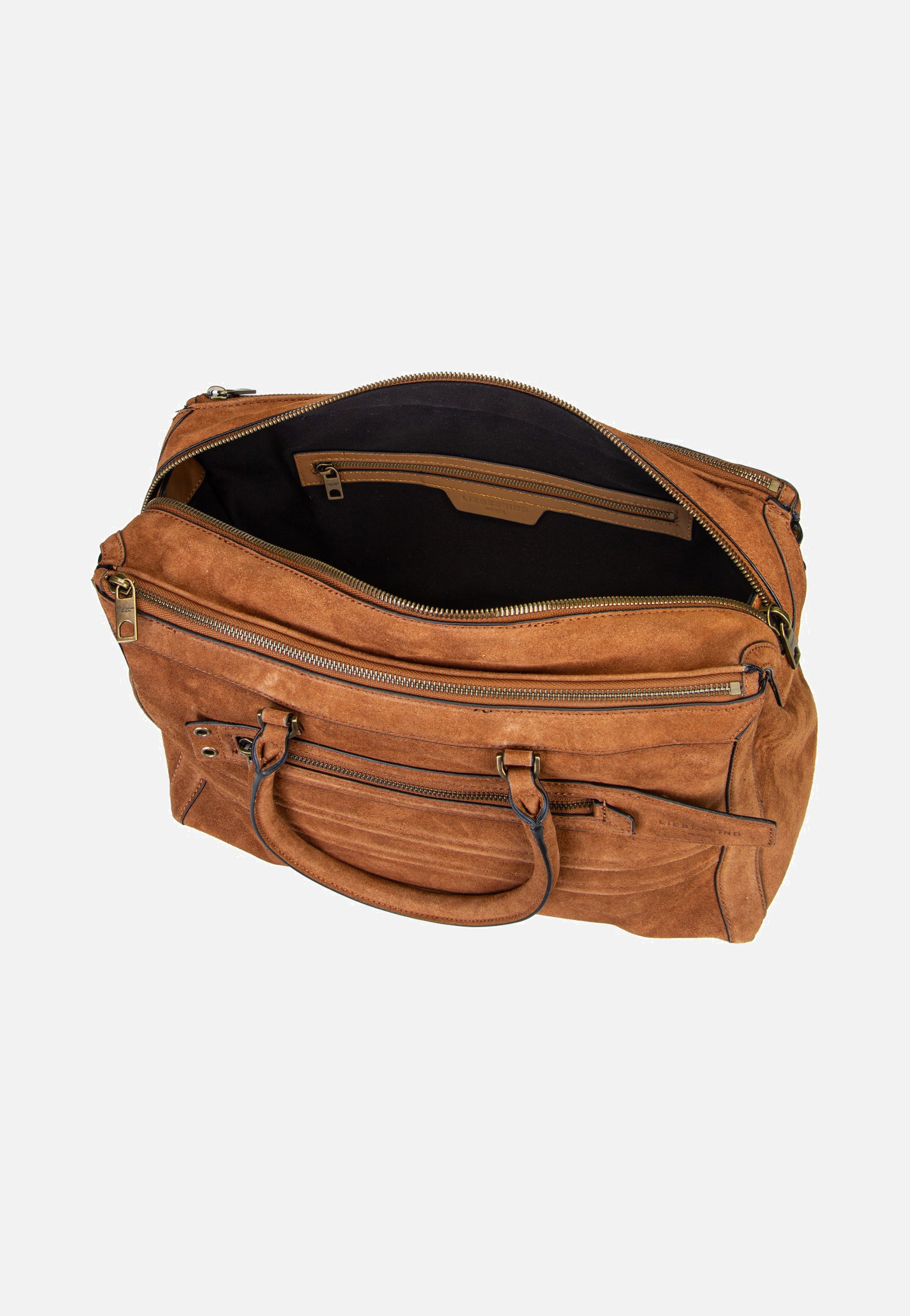 Liebeskind Berlin Delia Satchel M Suede Brown Satchel