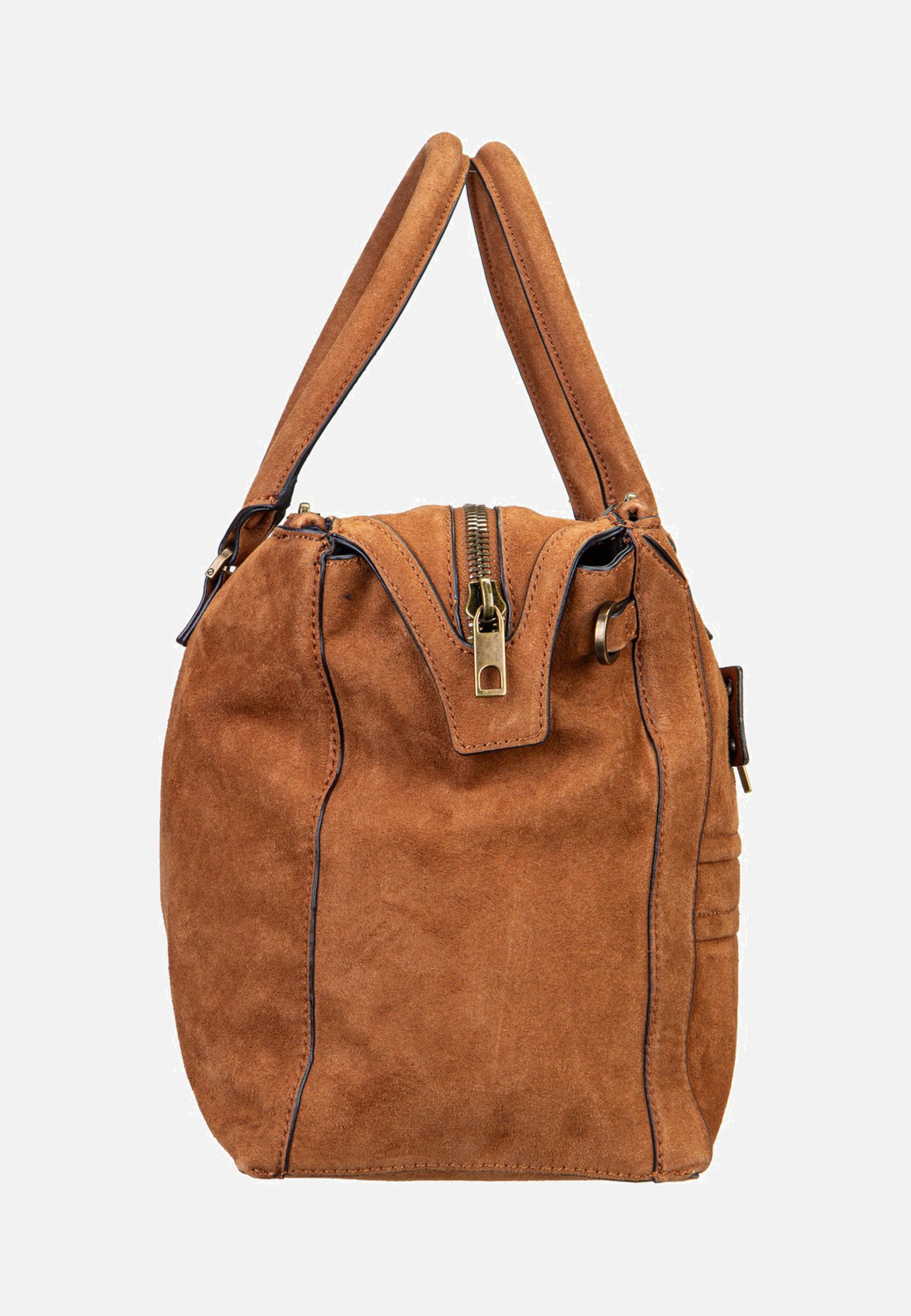 Liebeskind Berlin Delia Satchel M Suede Brown Satchel