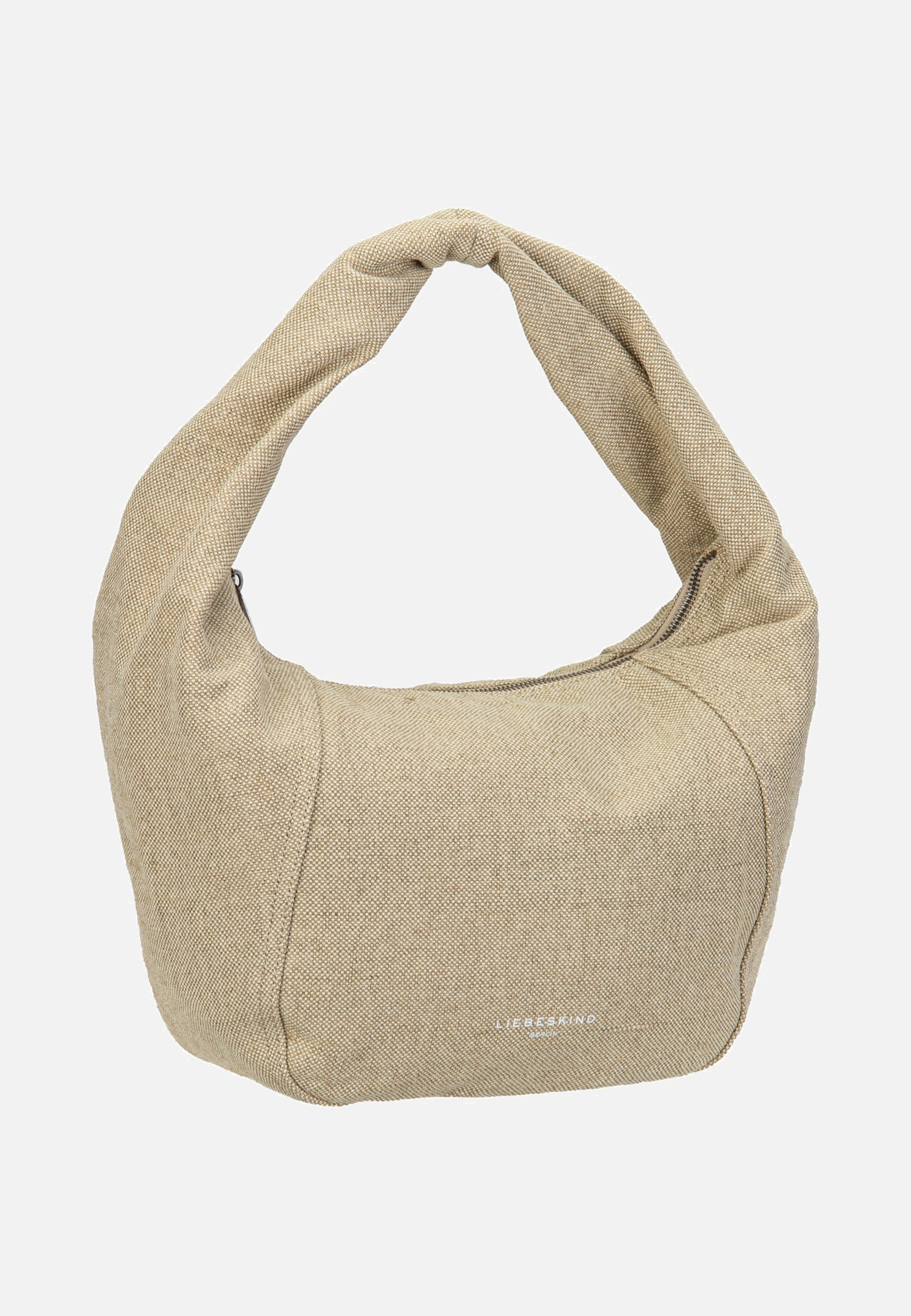 Liebeskind Berlin Farrah II Hobo M Heavy Canvas Washed Beige Hobo Bag
