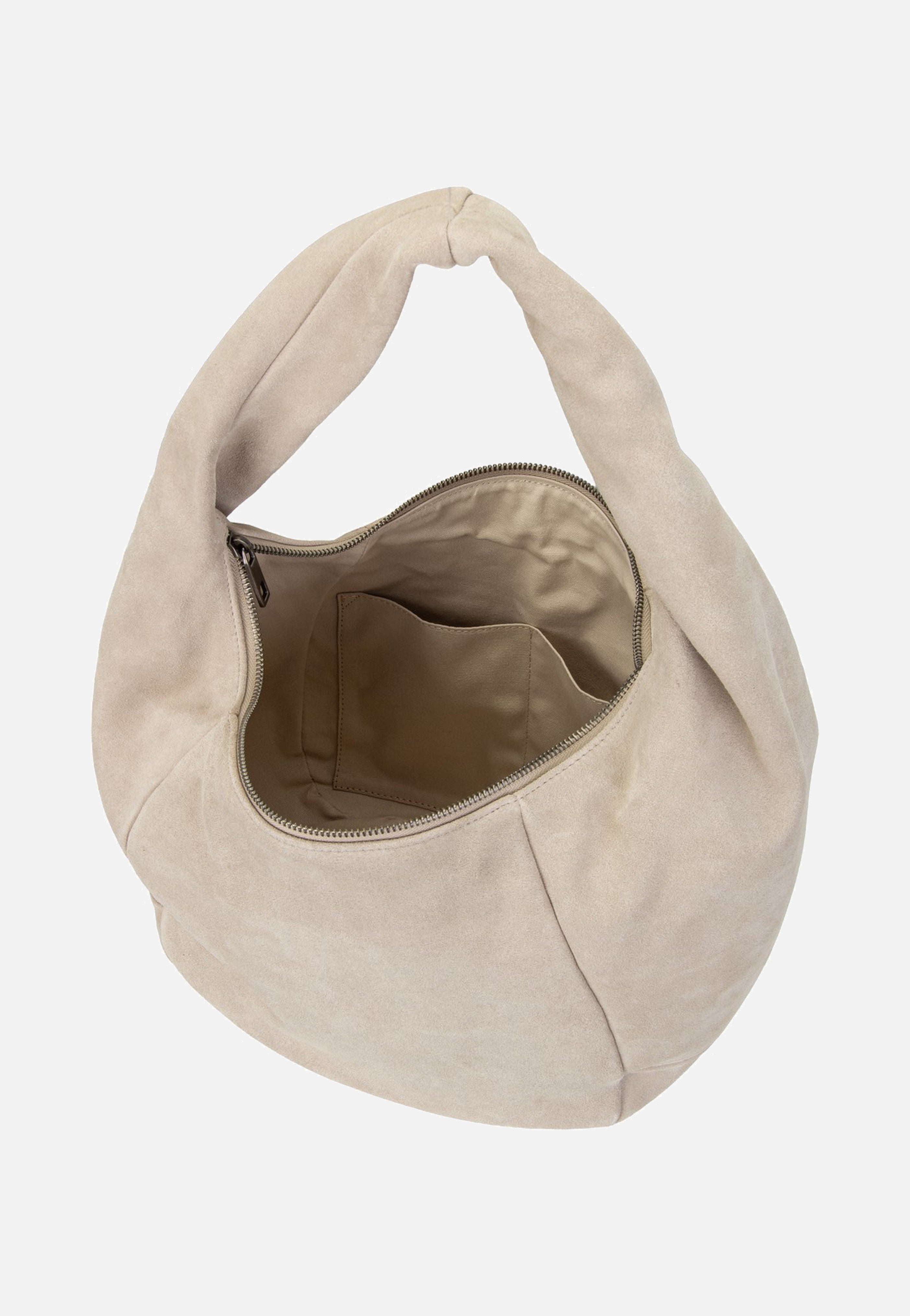 Liebeskind Berlin Farrah II Hobo M Hydro Suede Beige Hobo Bag