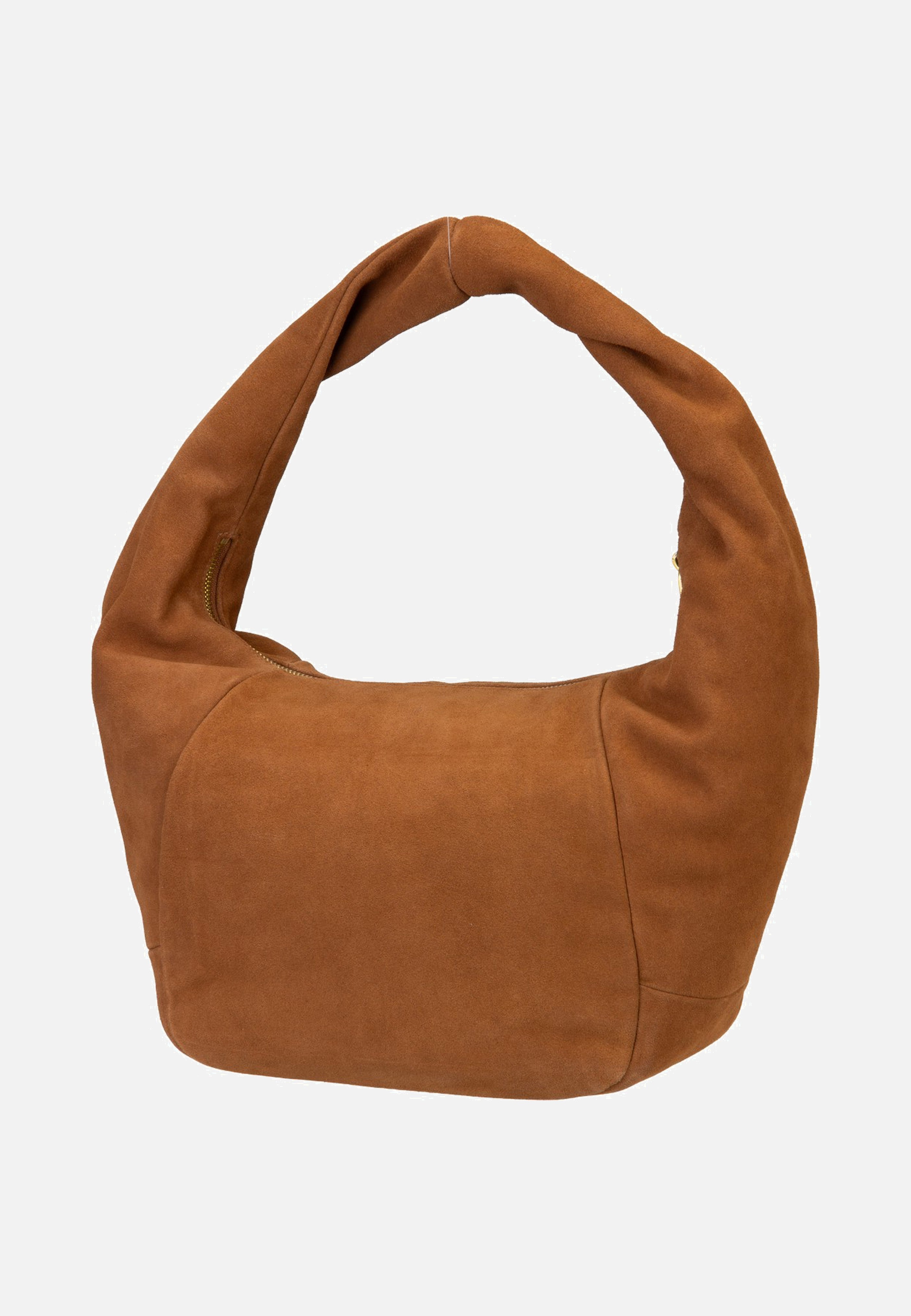 Liebeskind Berlin Farrah II Hobo M Hydro Suede Brown Hobo Bag