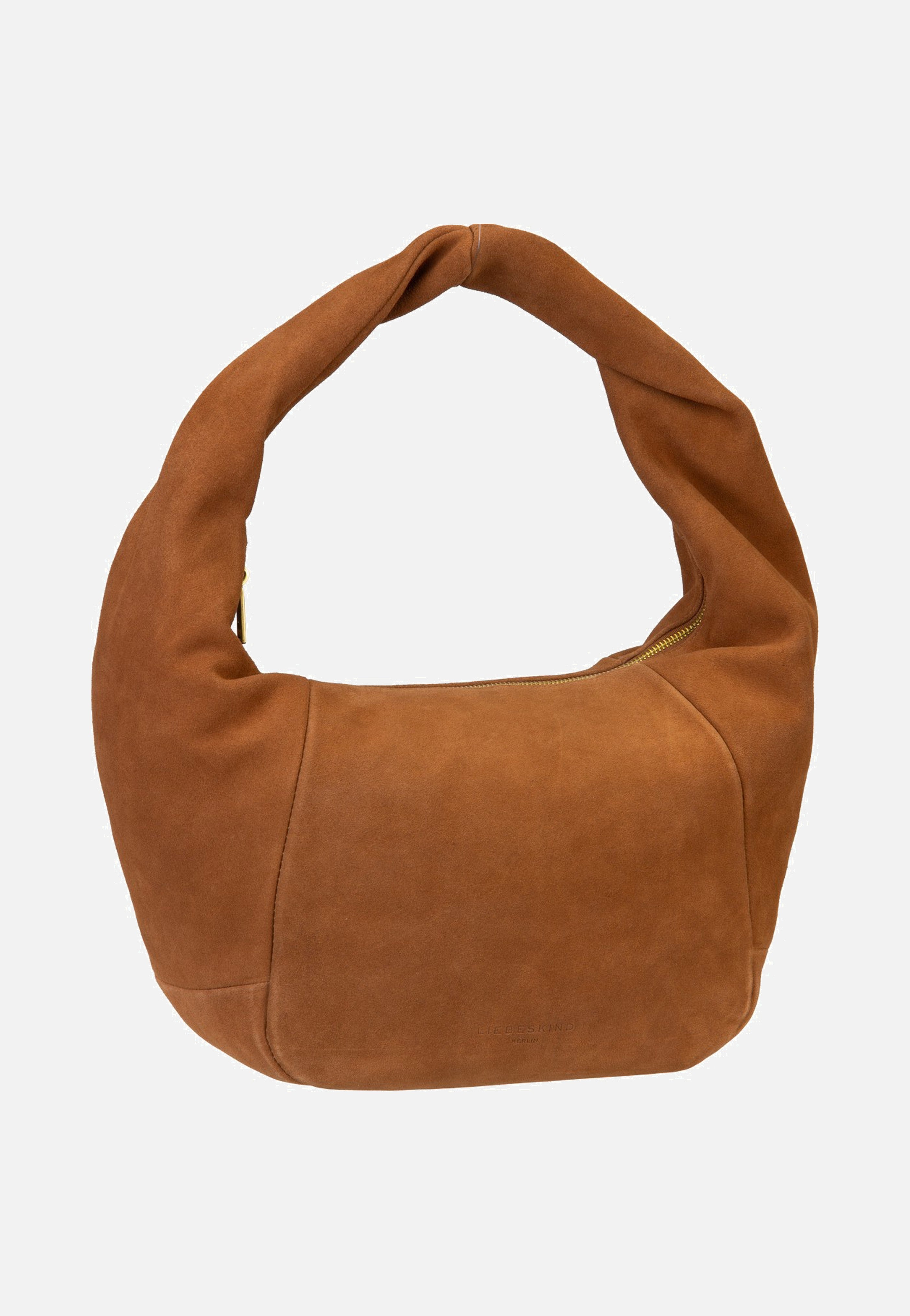 Liebeskind Berlin Farrah II Hobo M Hydro Suede Brown Hobo Bag