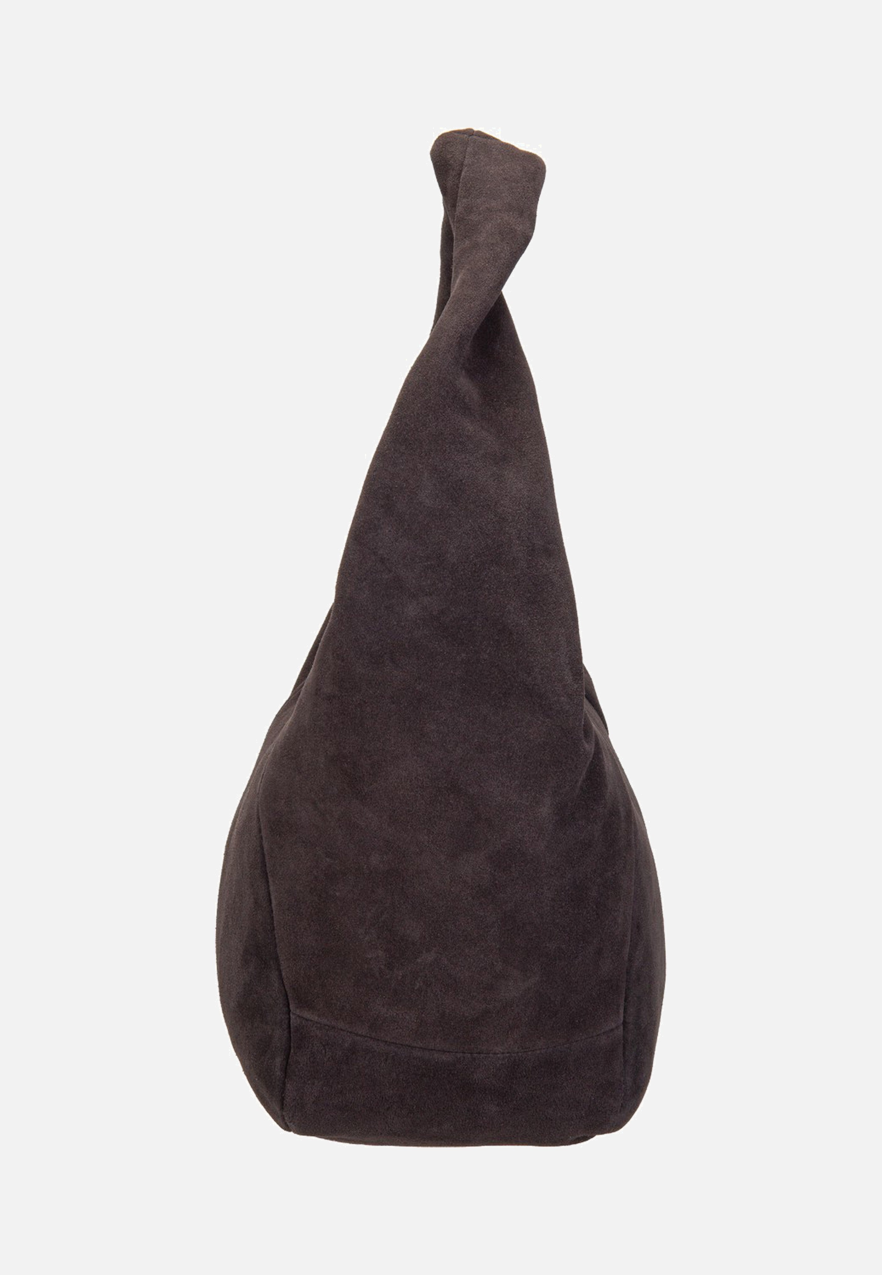 Liebeskind Berlin Farrah II Hobo M Hydro Suede Deep Soil Hobo Bag
