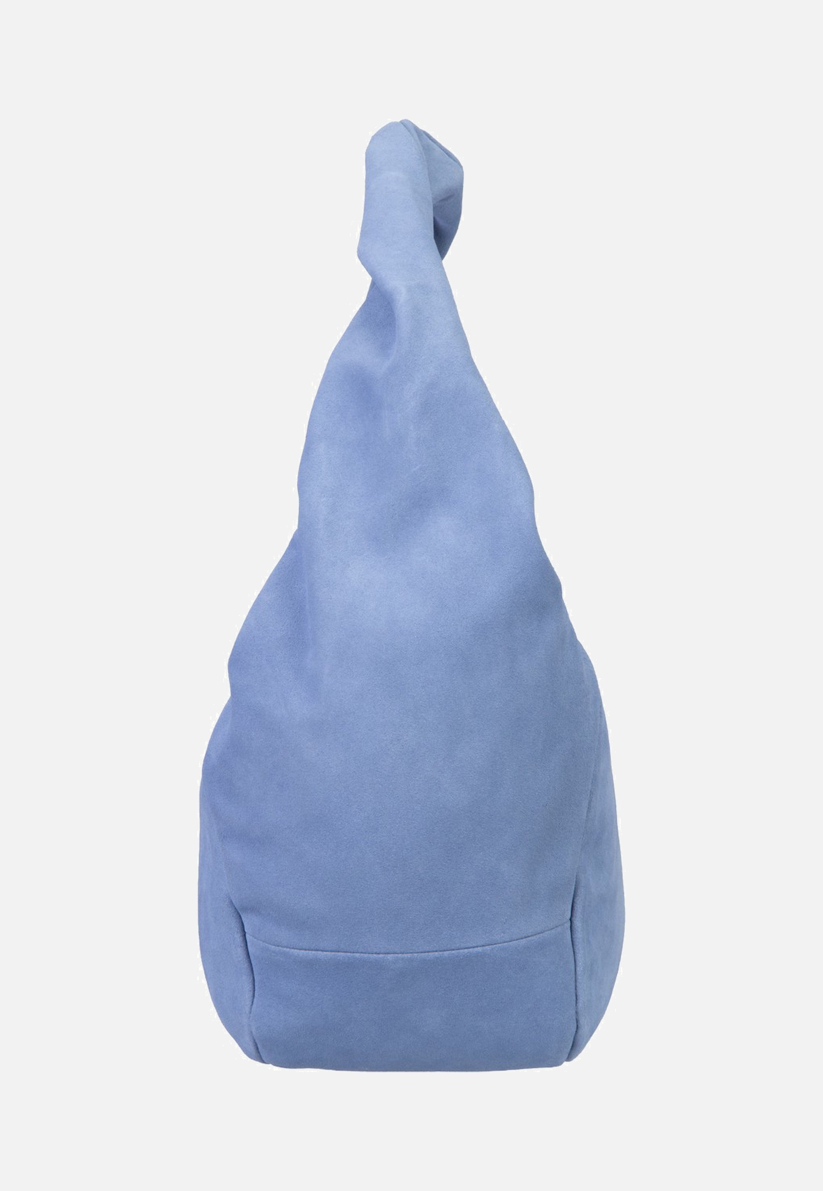Liebeskind Berlin Farrah II Hobo M Hydro Suede Flower Blue Hobo Bag