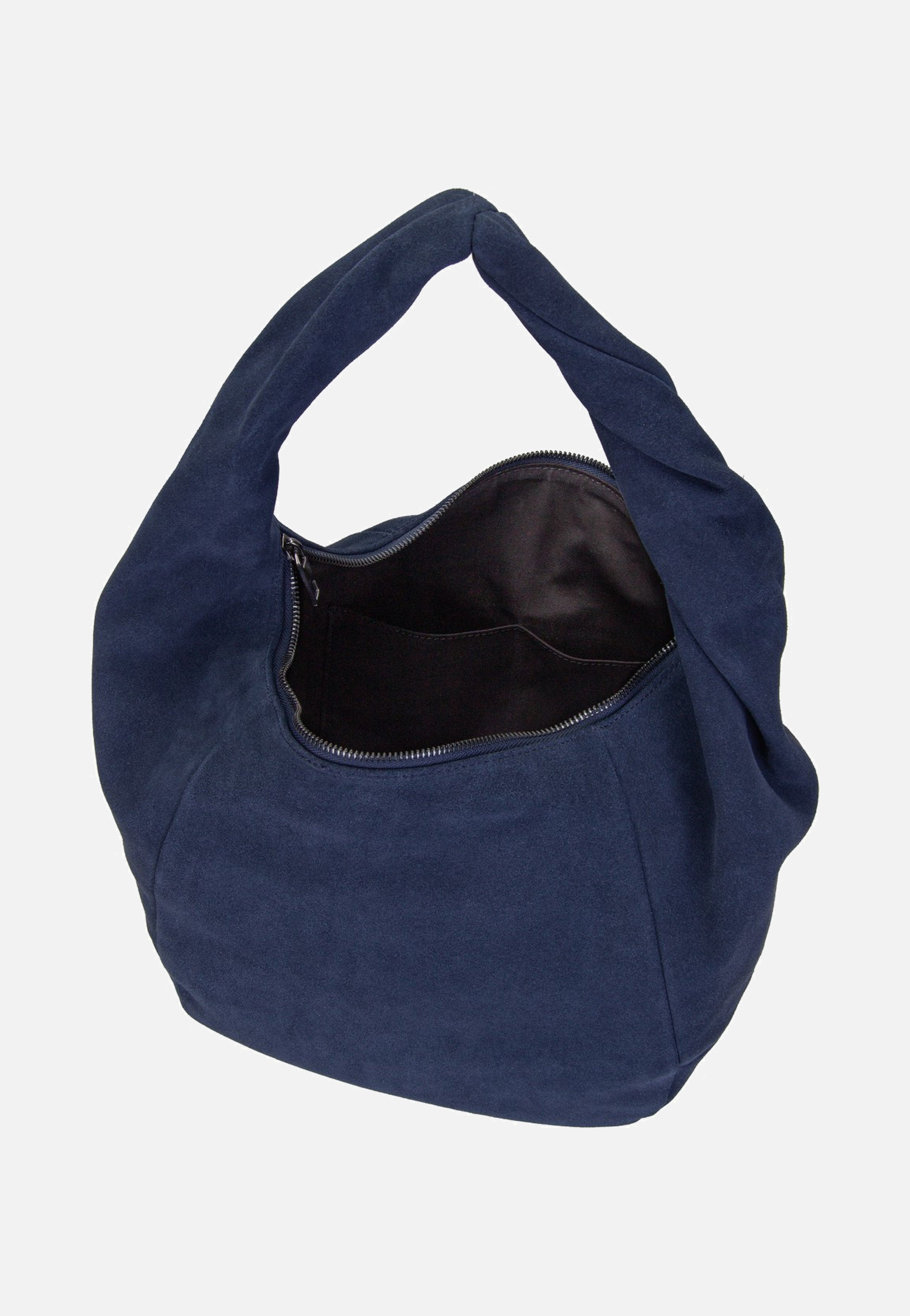 Liebeskind Berlin Farrah II Hobo M Hydro Suede Peacoat Hobo Bag