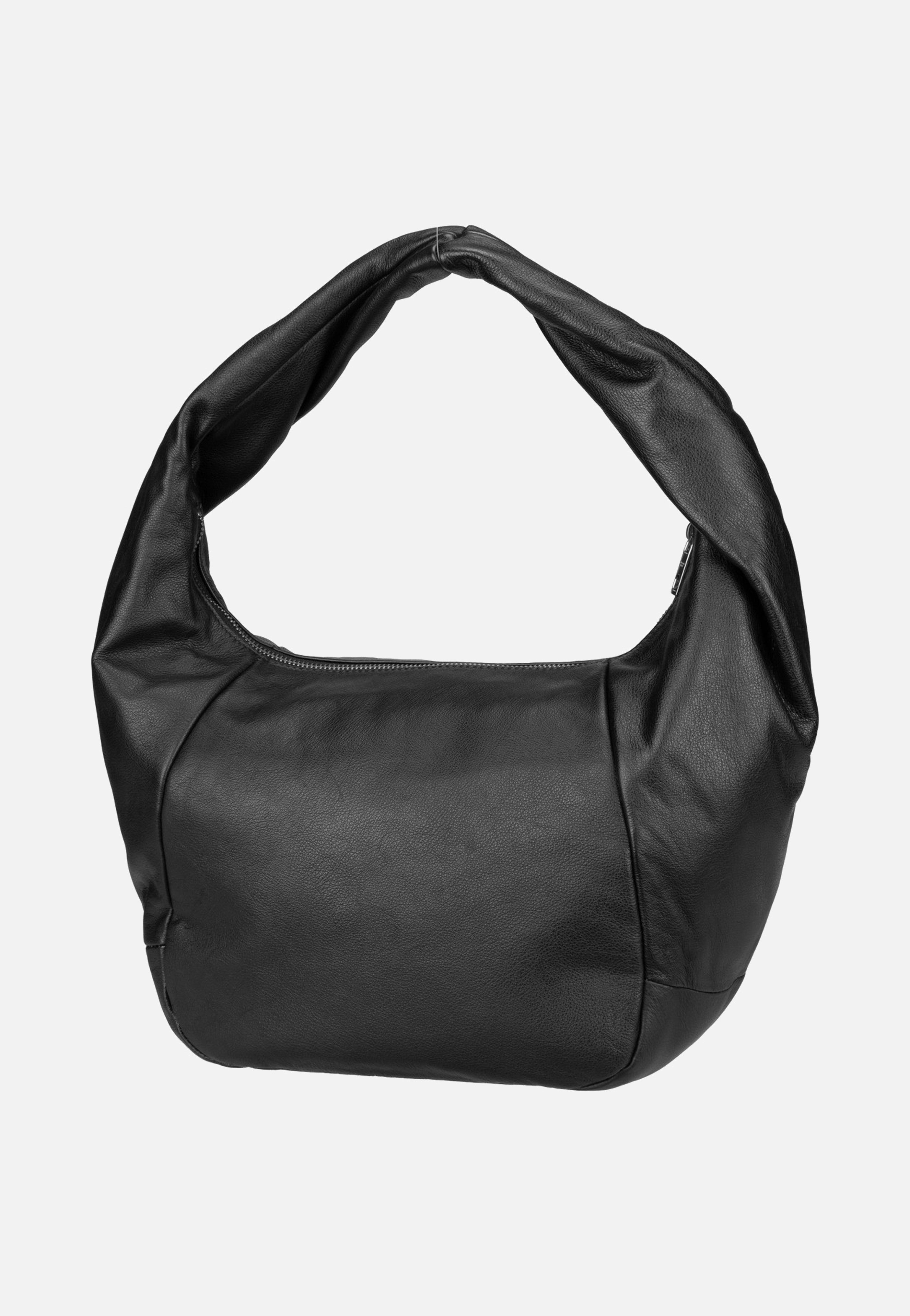 Liebeskind Berlin Farrah II Hobo M YAK 3D Leather Black Hobo Bag