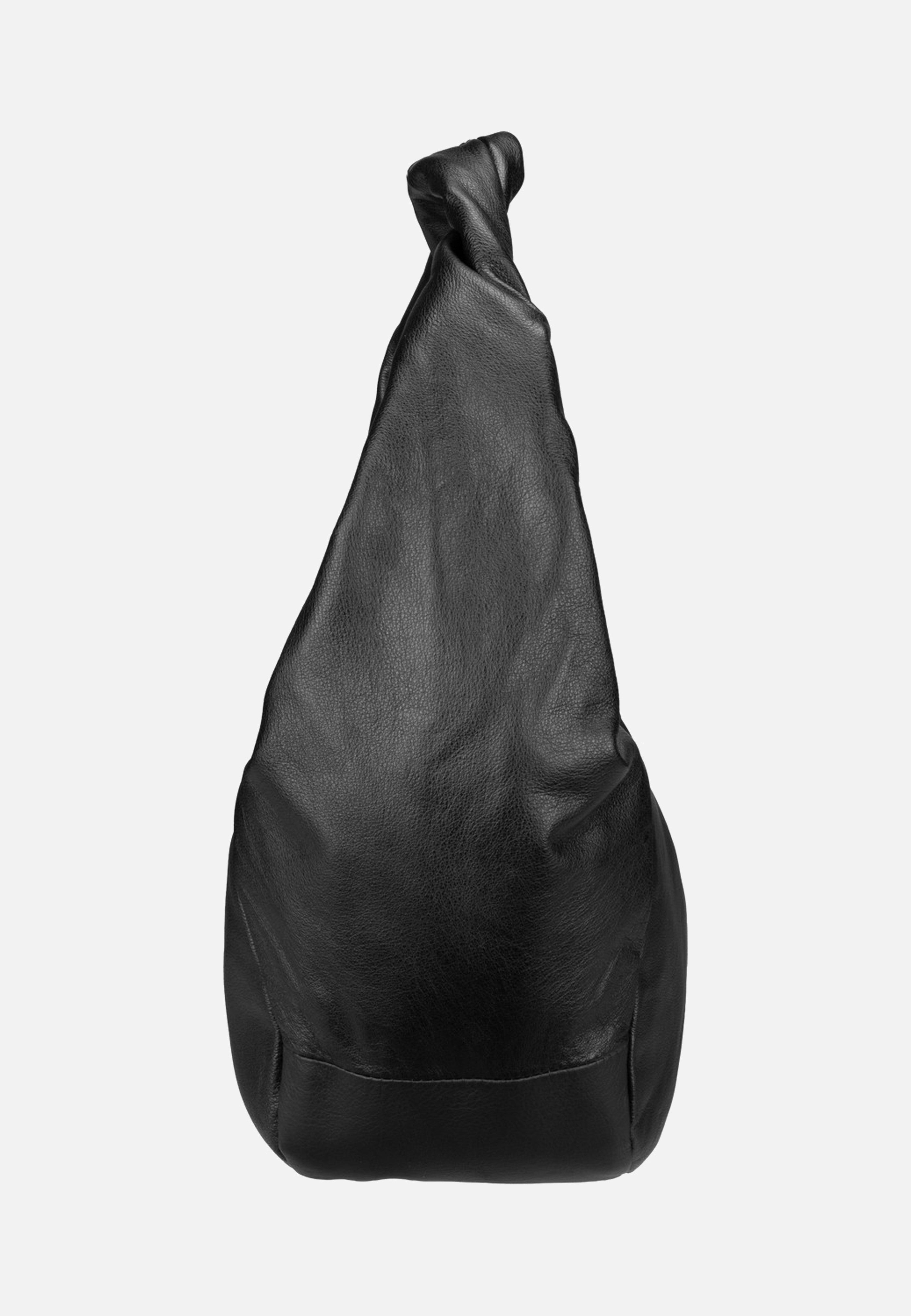 Liebeskind Berlin Farrah II Hobo M YAK 3D Leather Black Hobo Bag
