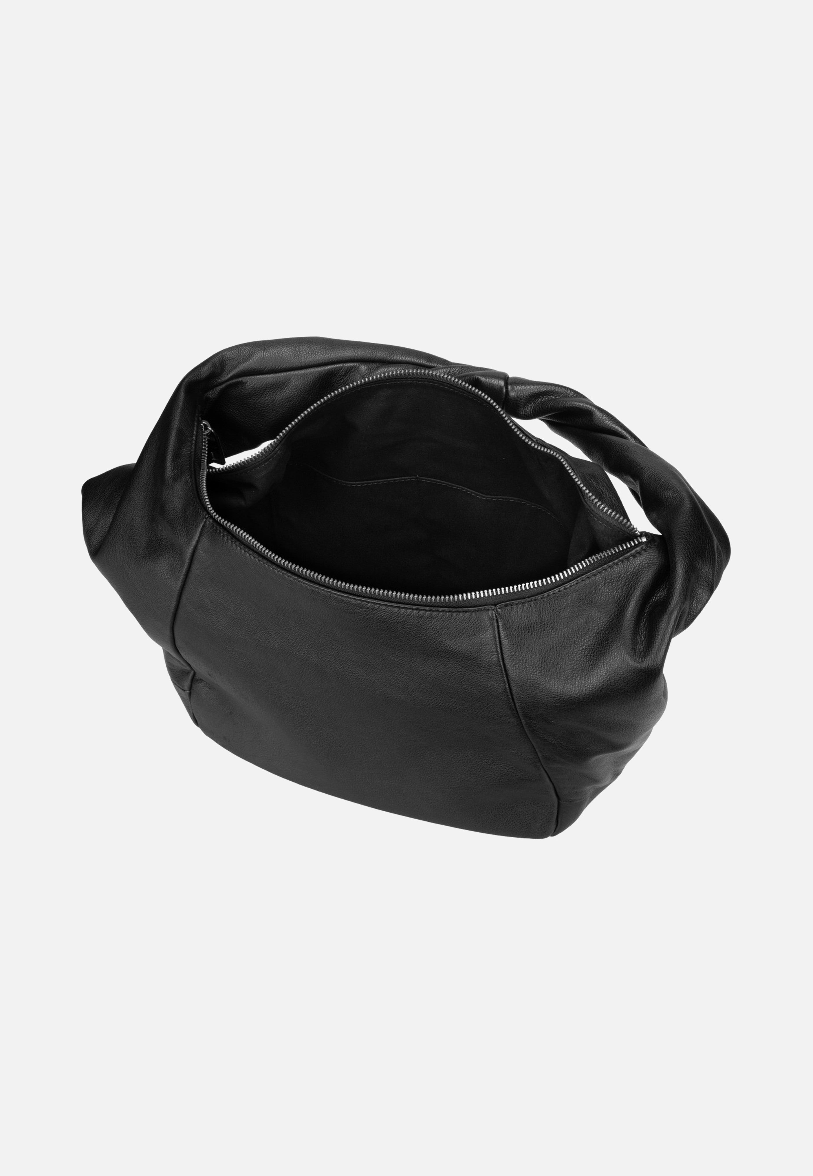 Liebeskind Berlin Farrah II Hobo M YAK 3D Leather Black Hobo Bag